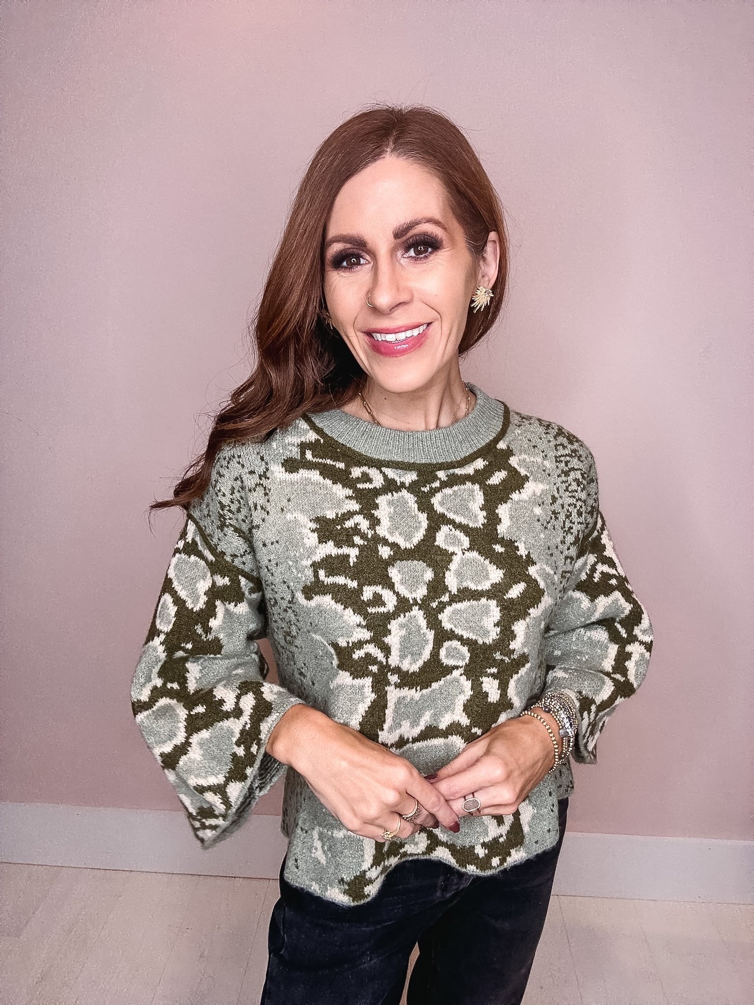 Sandra Printed Sweater