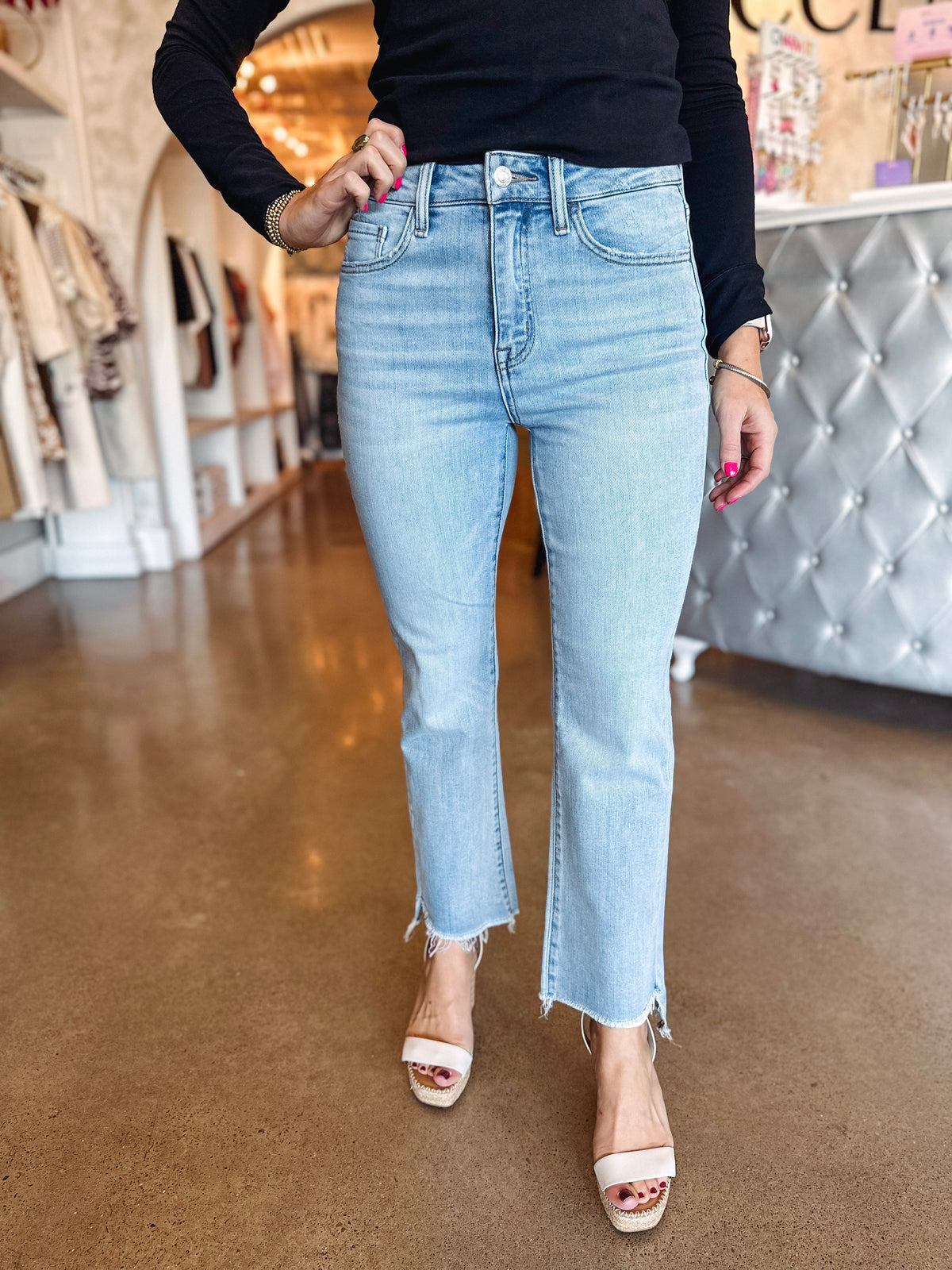 Eccentrics Boutique Denim The Bella High Rise Flare