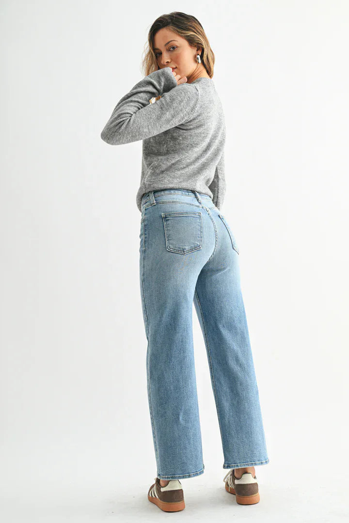 Eccentrics Boutique Denim The Slim Wide Leg Denim