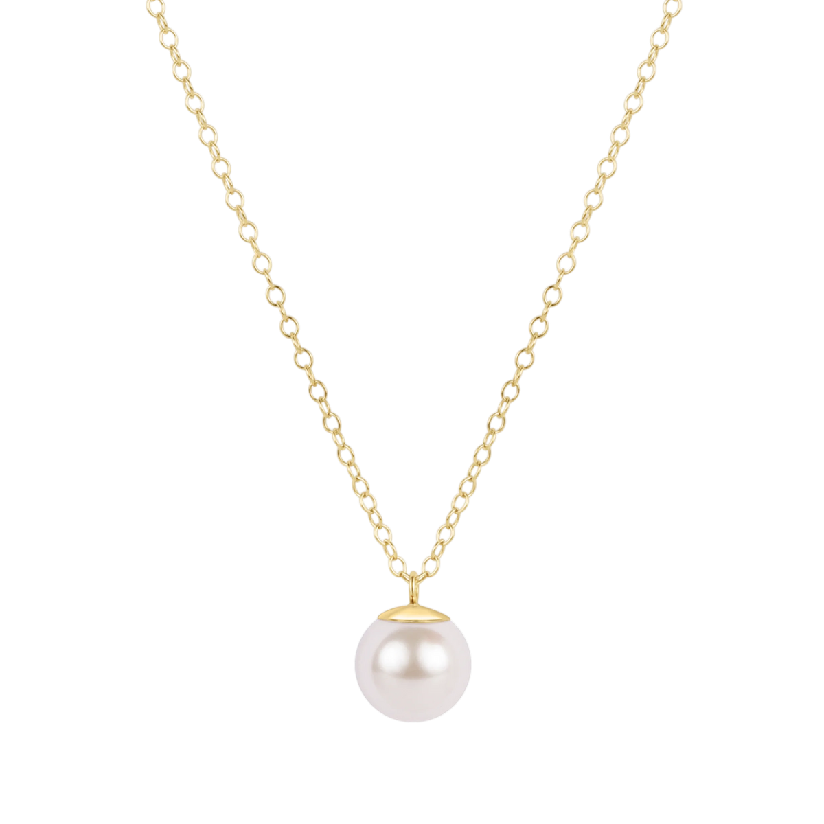 Enewton Jewelry Enewton 16" Necklace Gold - Classic Pearl 10mm Charm Gold