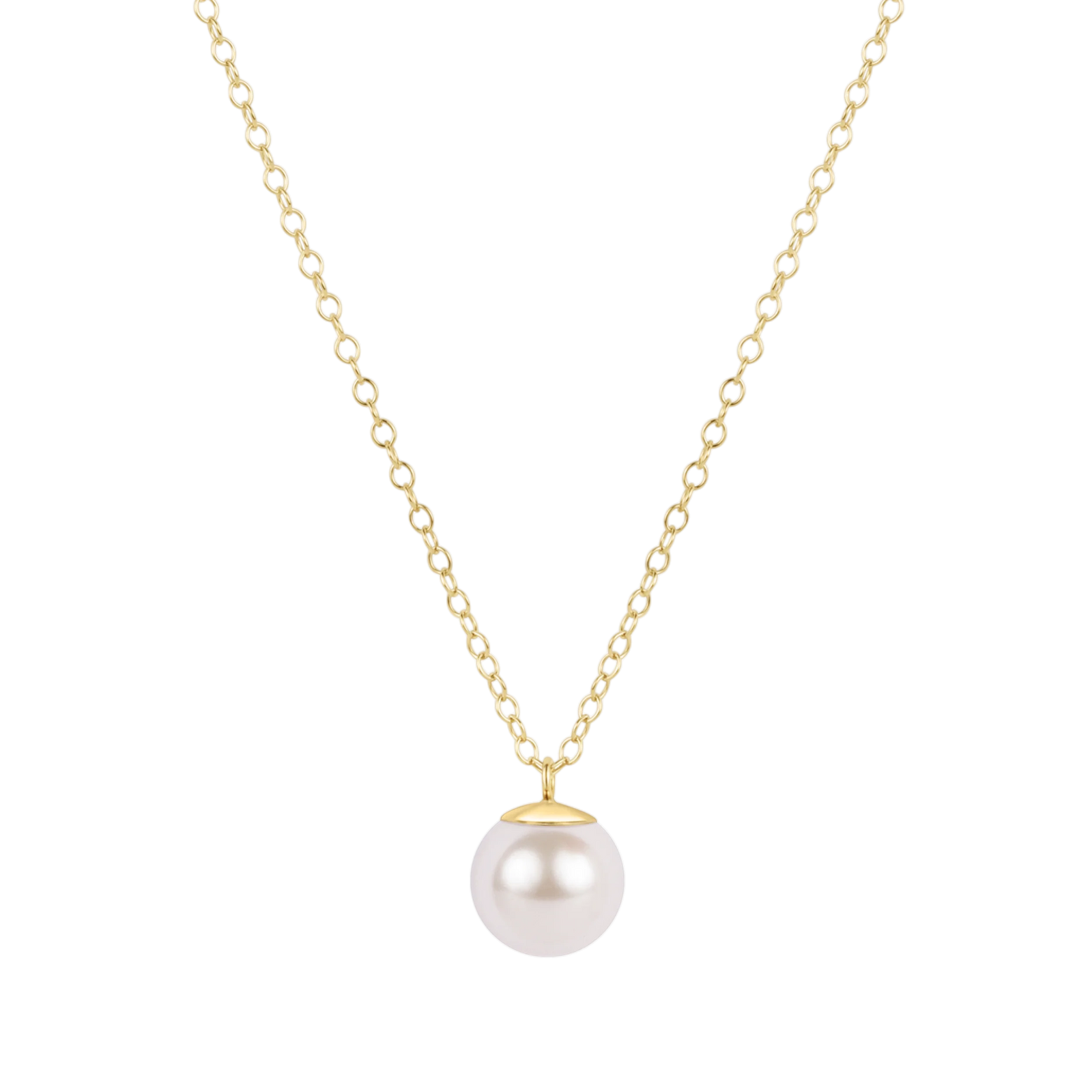 Enewton Jewelry Enewton 16" Necklace Gold - Classic Pearl 10mm Charm Gold