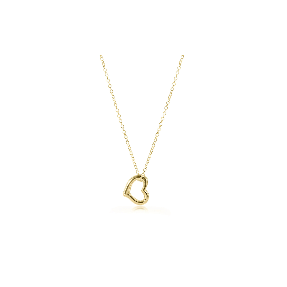 Enewton Jewelry Enewton 16" Necklace Gold - Love Gold Charm Gold