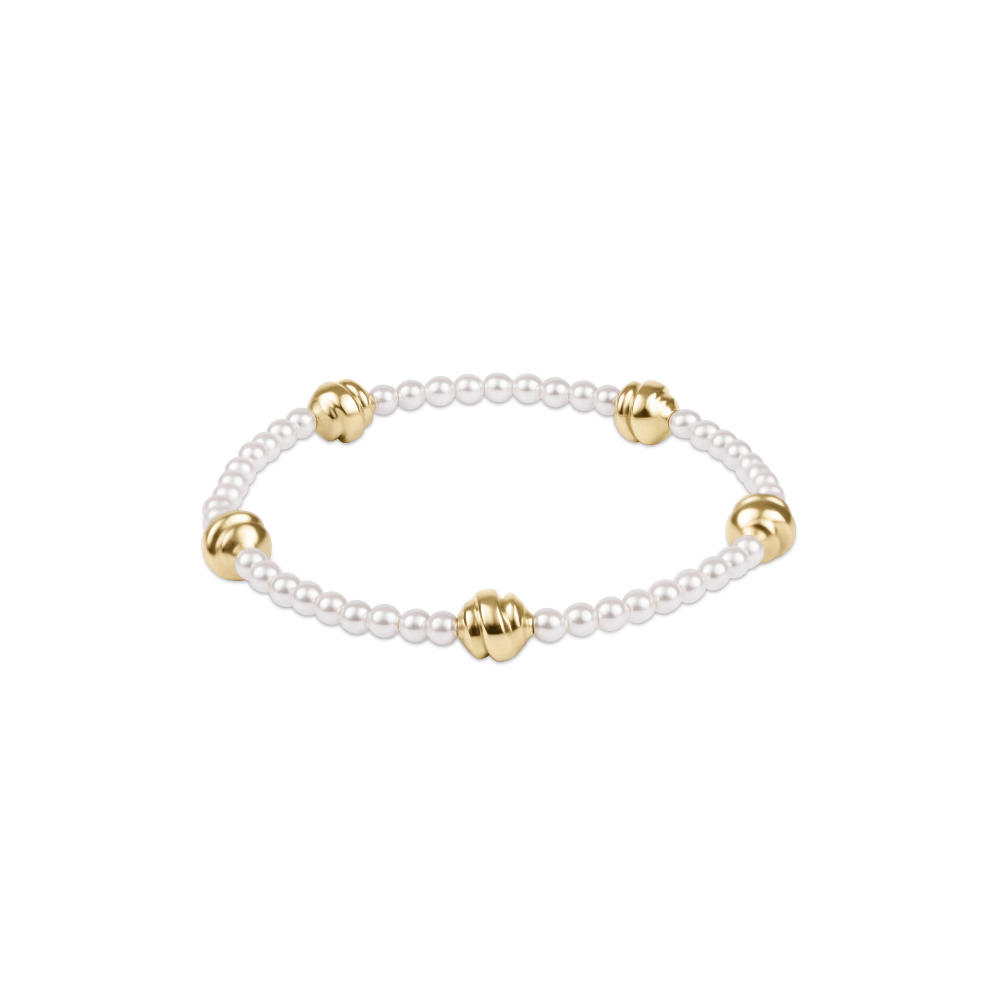 Enewton Jewelry Enewton Admire Small Gold 3mm Pearl Bracelet Gold