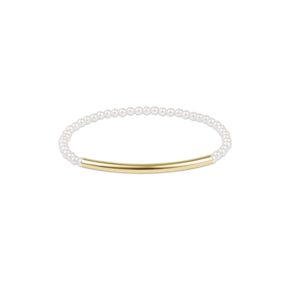 Enewton Jewelry Enewton Bliss Bar Smooth Pearl 3mm Bracelet White