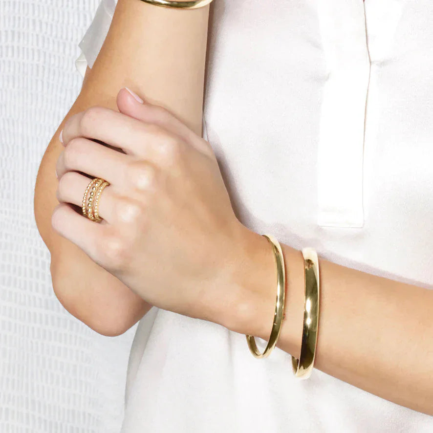 Enewton Jewelry Enewton Cherish Bangle Bracelet - Medium Gold