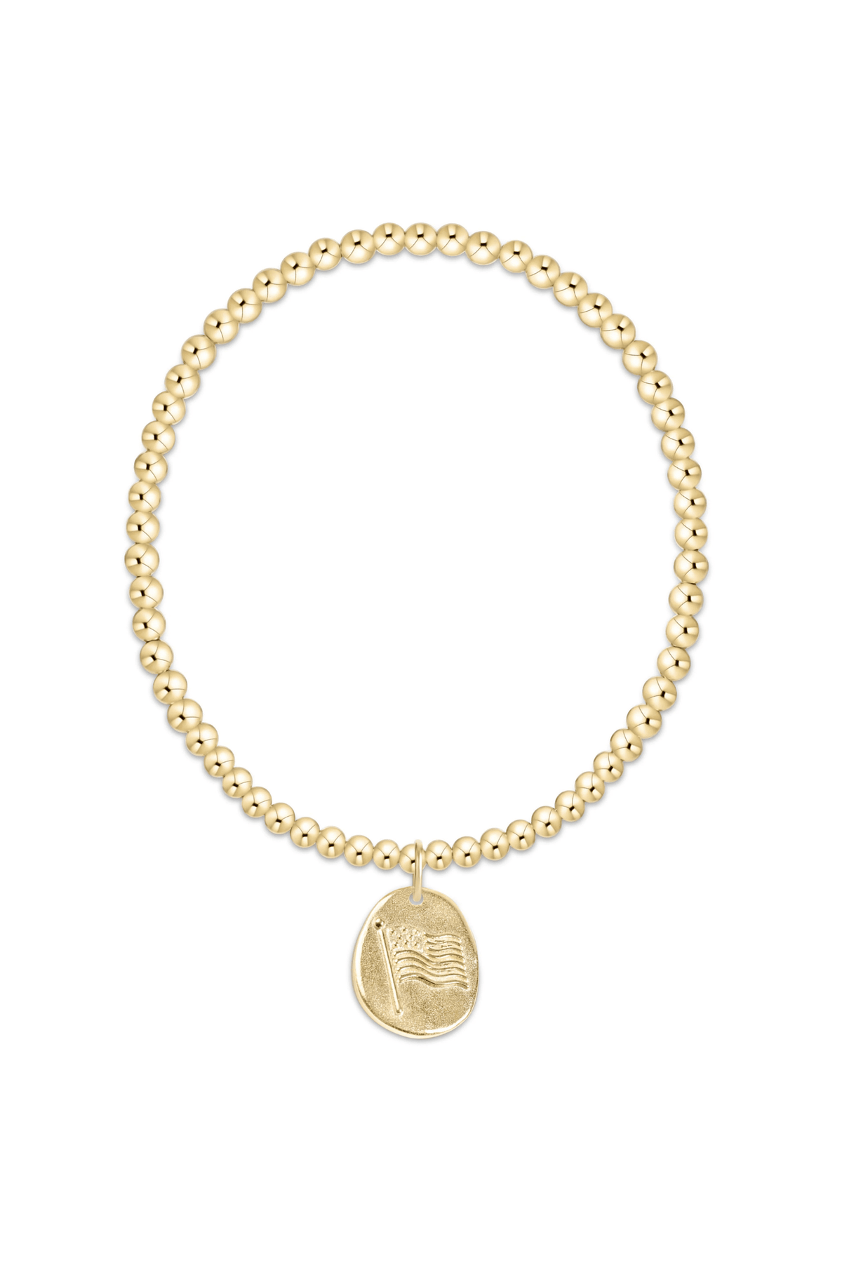 Enewton Jewelry Enewton Classic Gold 3mm Bracelet - Inspire America Gold Disc Gold