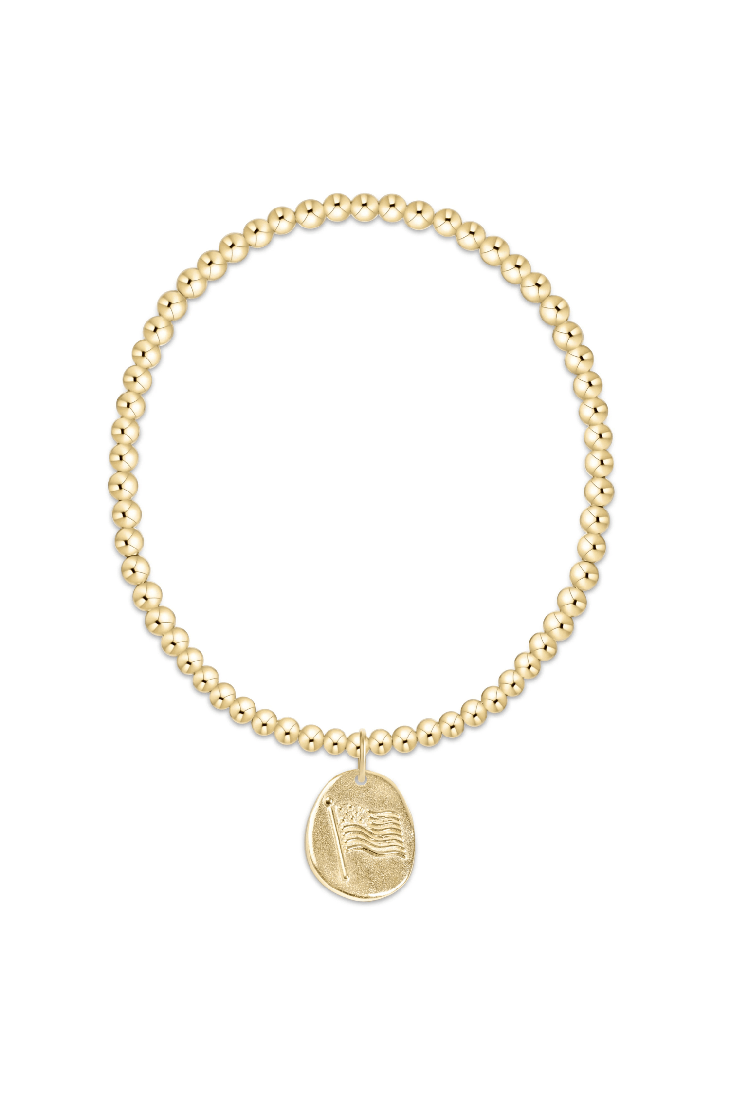 Enewton Jewelry Enewton Classic Gold 3mm Bracelet - Inspire America Gold Disc Gold