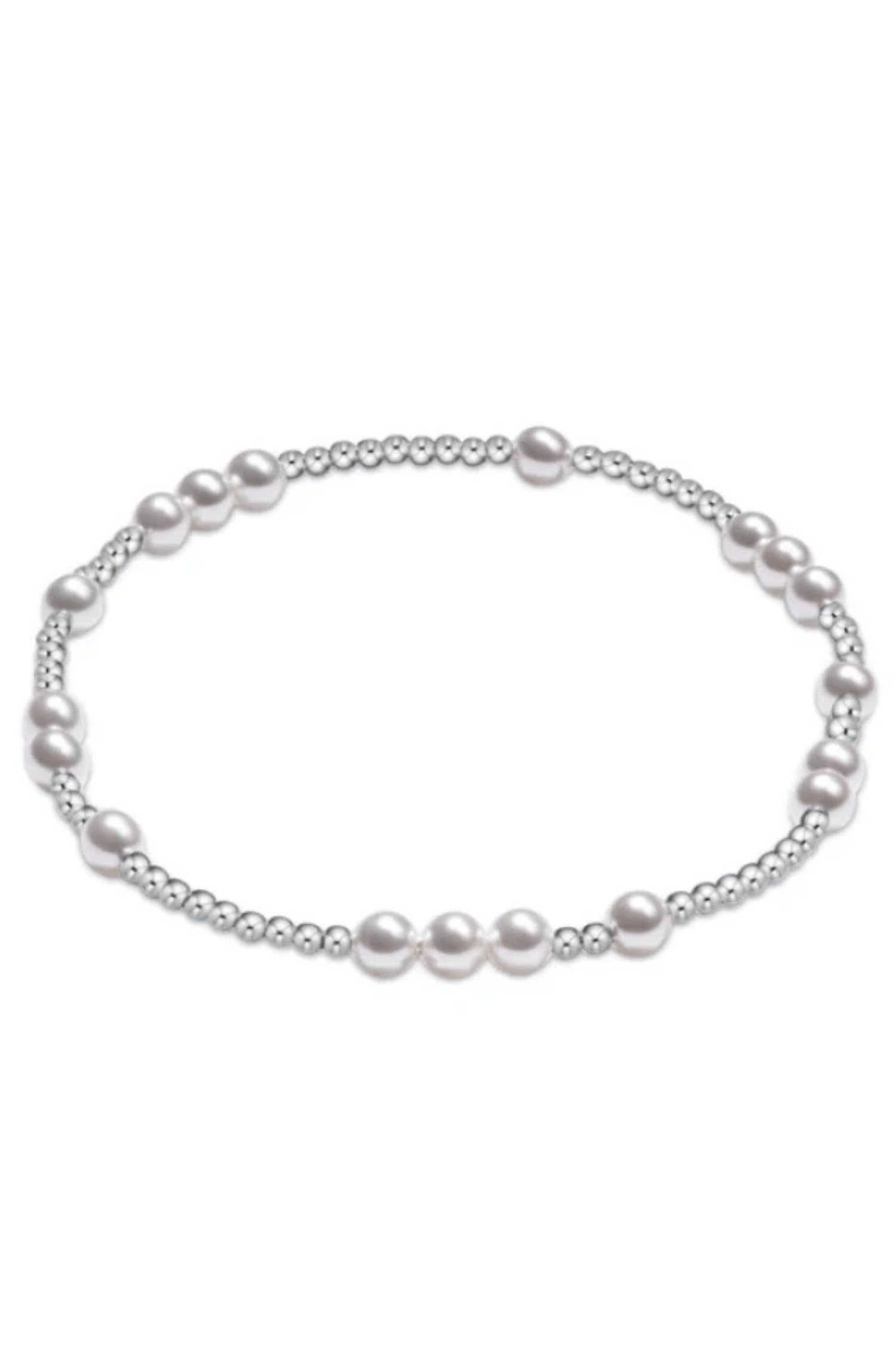 Enewton Jewelry Enewton Extends Hope Unwritten Sterling 4mm Bead Bracelet- Pearl