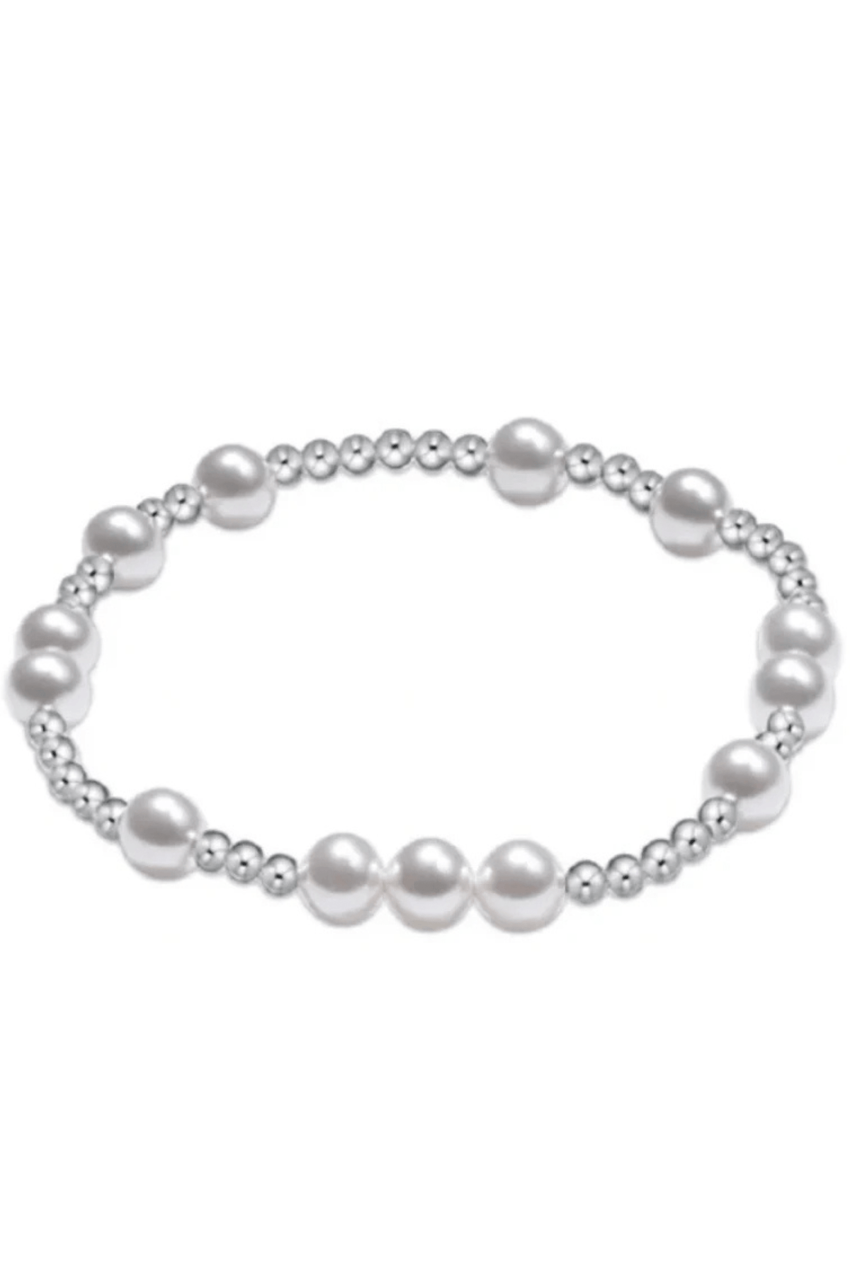 Enewton Jewelry Enewton Extends Hope Unwritten Sterling 6mm Bead Bracelet- Pearl