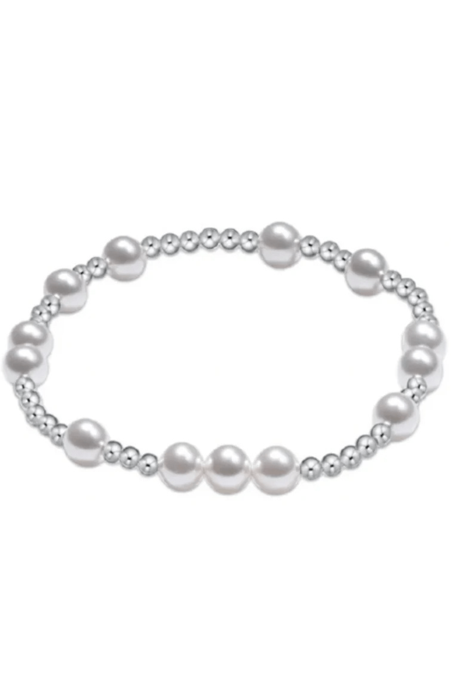 Enewton Jewelry Enewton Extends Hope Unwritten Sterling 6mm Bead Bracelet- Pearl