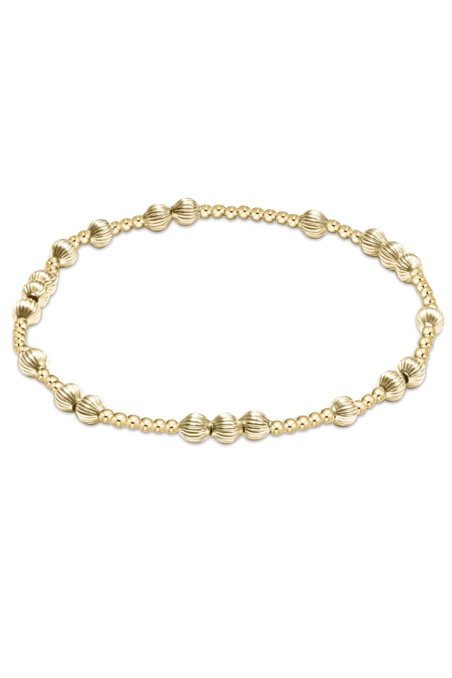 Enewton Hope Unwritten Dignity 5mm Bead Bracelet-- Gold