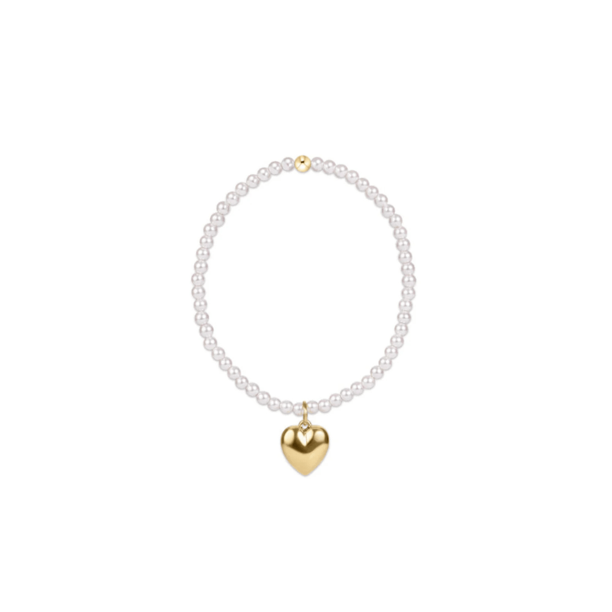 Enewton Jewelry Enewton  Love Plush Gold Charm--Classic Pearl 3mm Bracelet