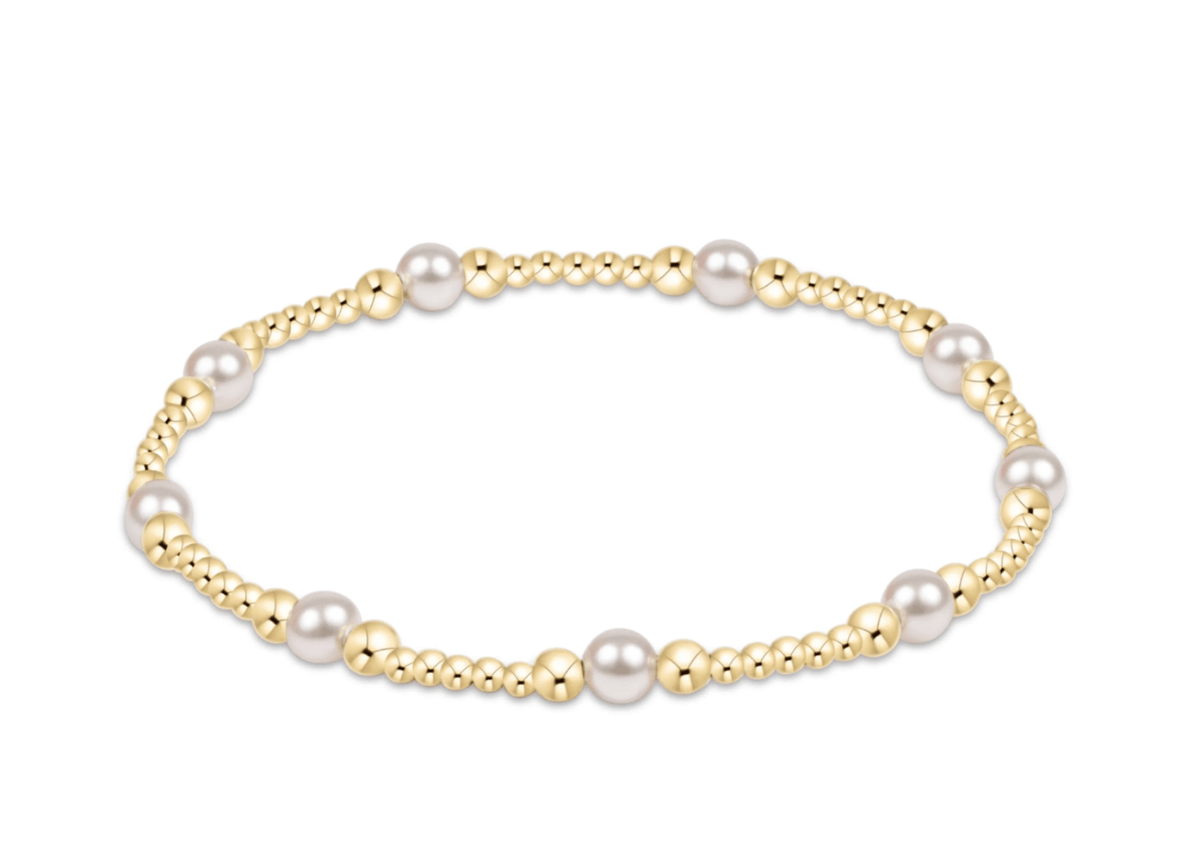 Enewton Jewelry Enewton Purpose Gold 5mm Gold Bracelet-- Pearl