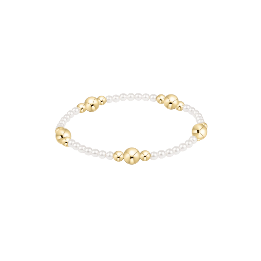 Enewton Jewelry Enewton Purpose Gold 6mm Pearl Bracelet White Mother of Pearl