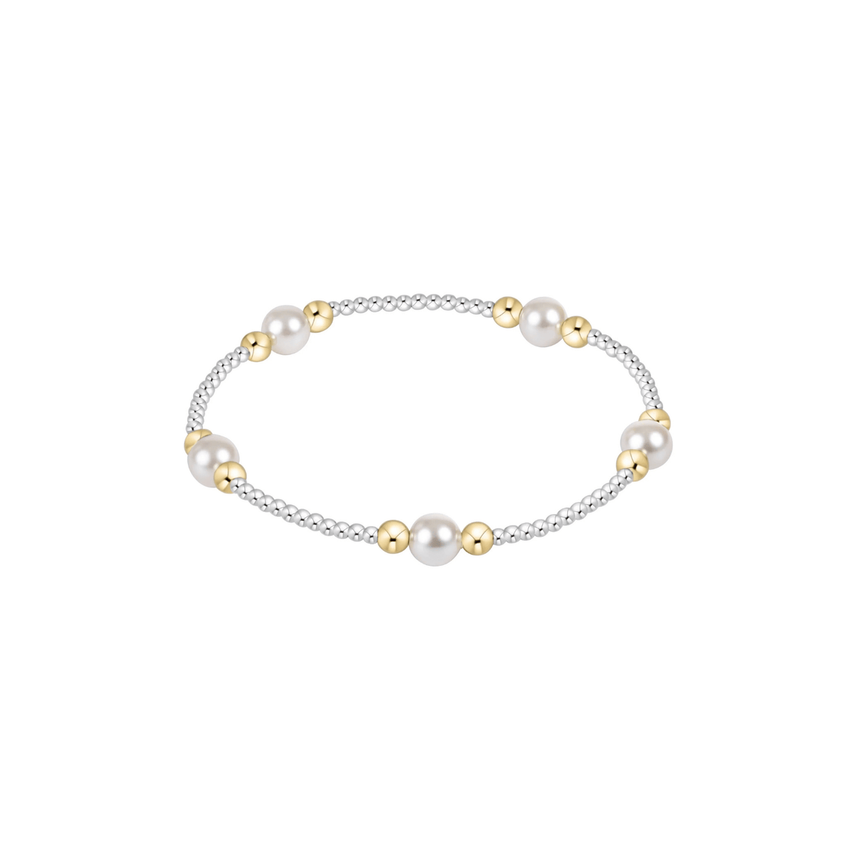 Enewton Jewelry Enewton Purpose Pearl --5mm Mixed Metal Bracelet mixed metal