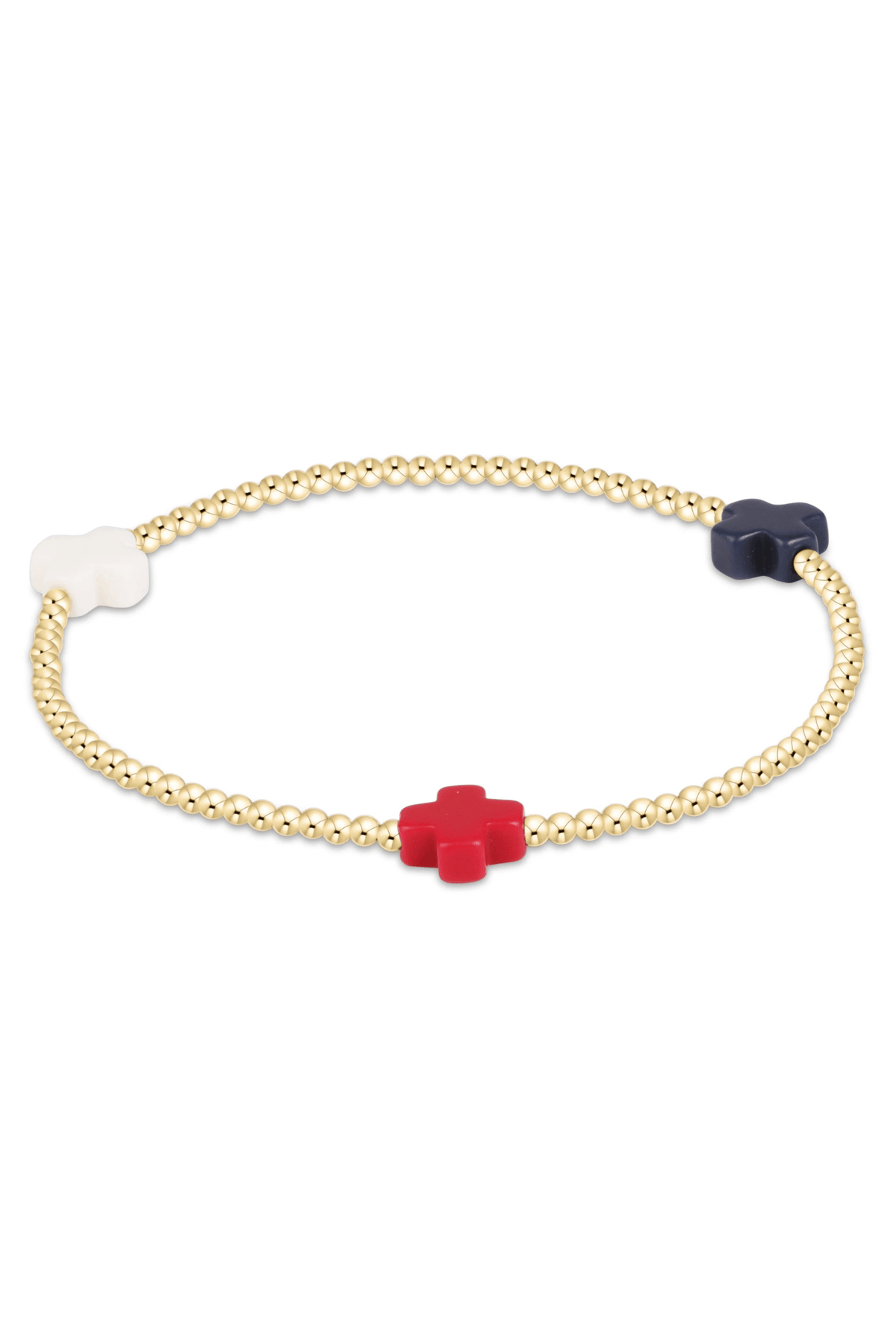 Enewton Jewelry Enewton Signature Cross 2mm Gold Bracelet - Firecracker Firecracker