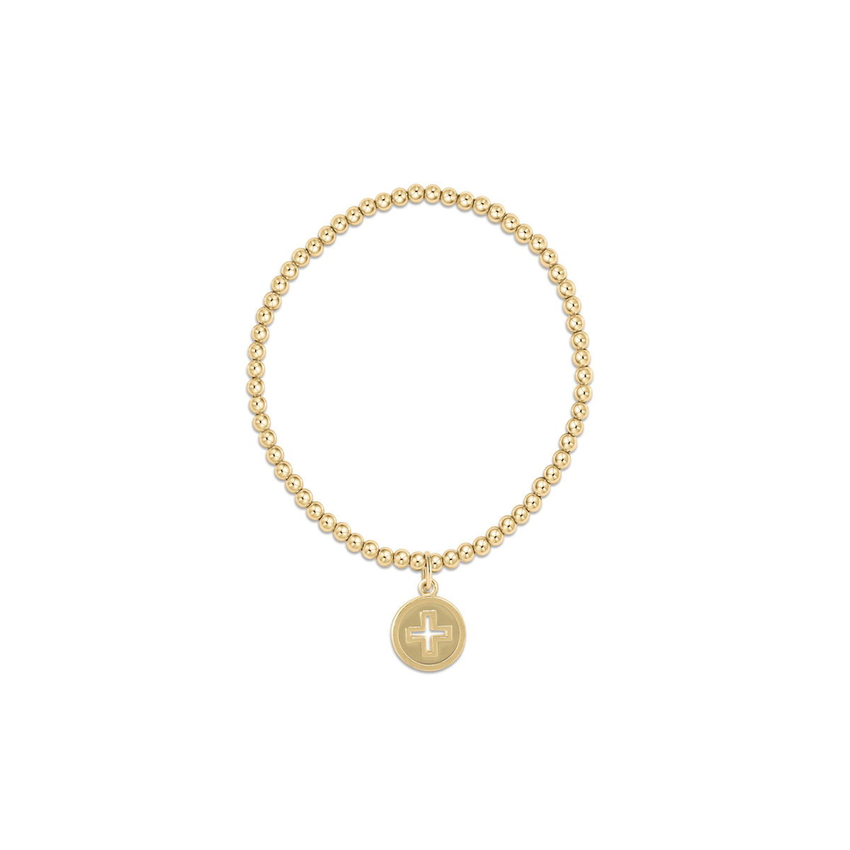 Enewton Jewelry Enewton Signature Cross Gold Disc--Classic Gold 3mm Bracelet Gold