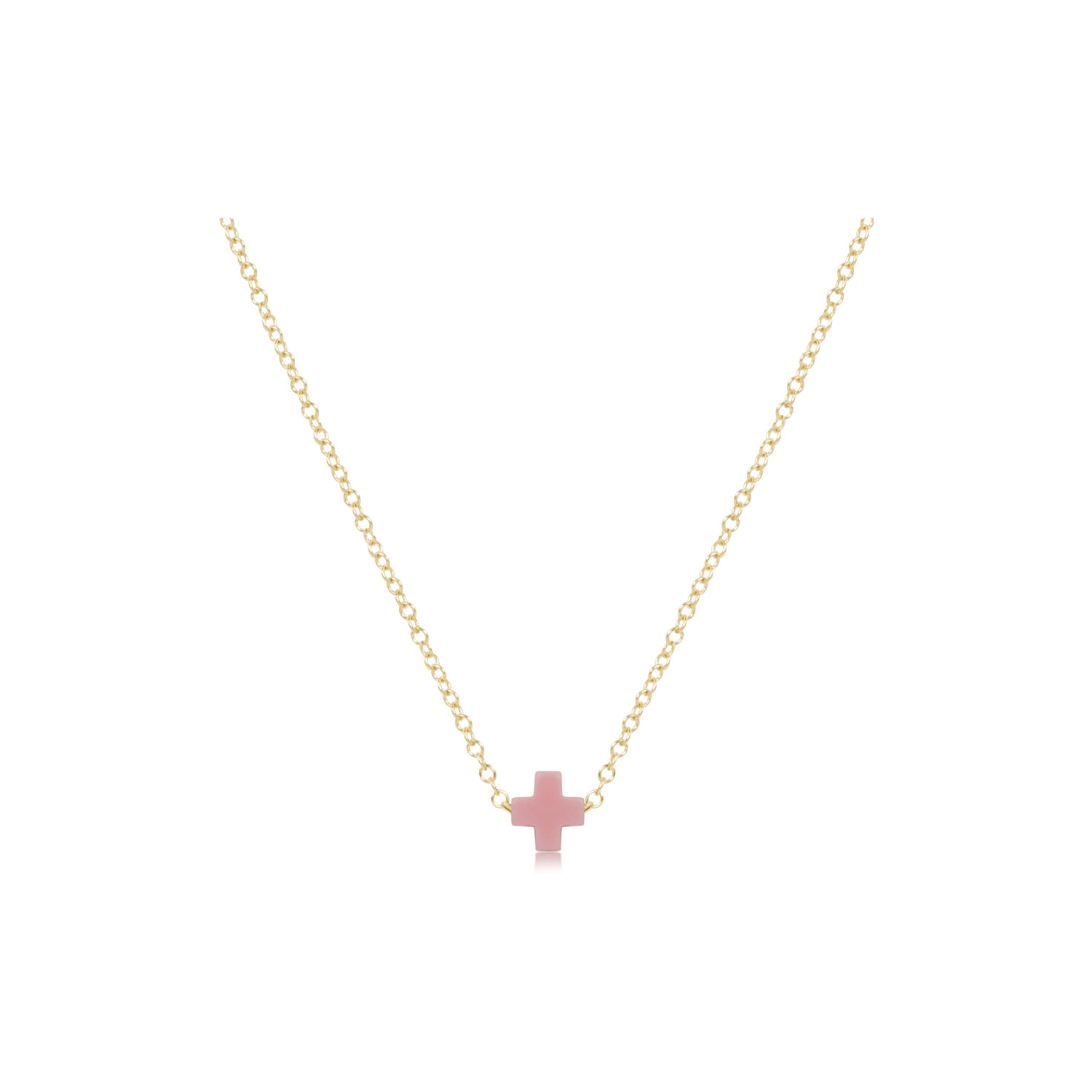 Enewton Jewelry Enewton Signature Cross-- Small 16" Necklace Gold