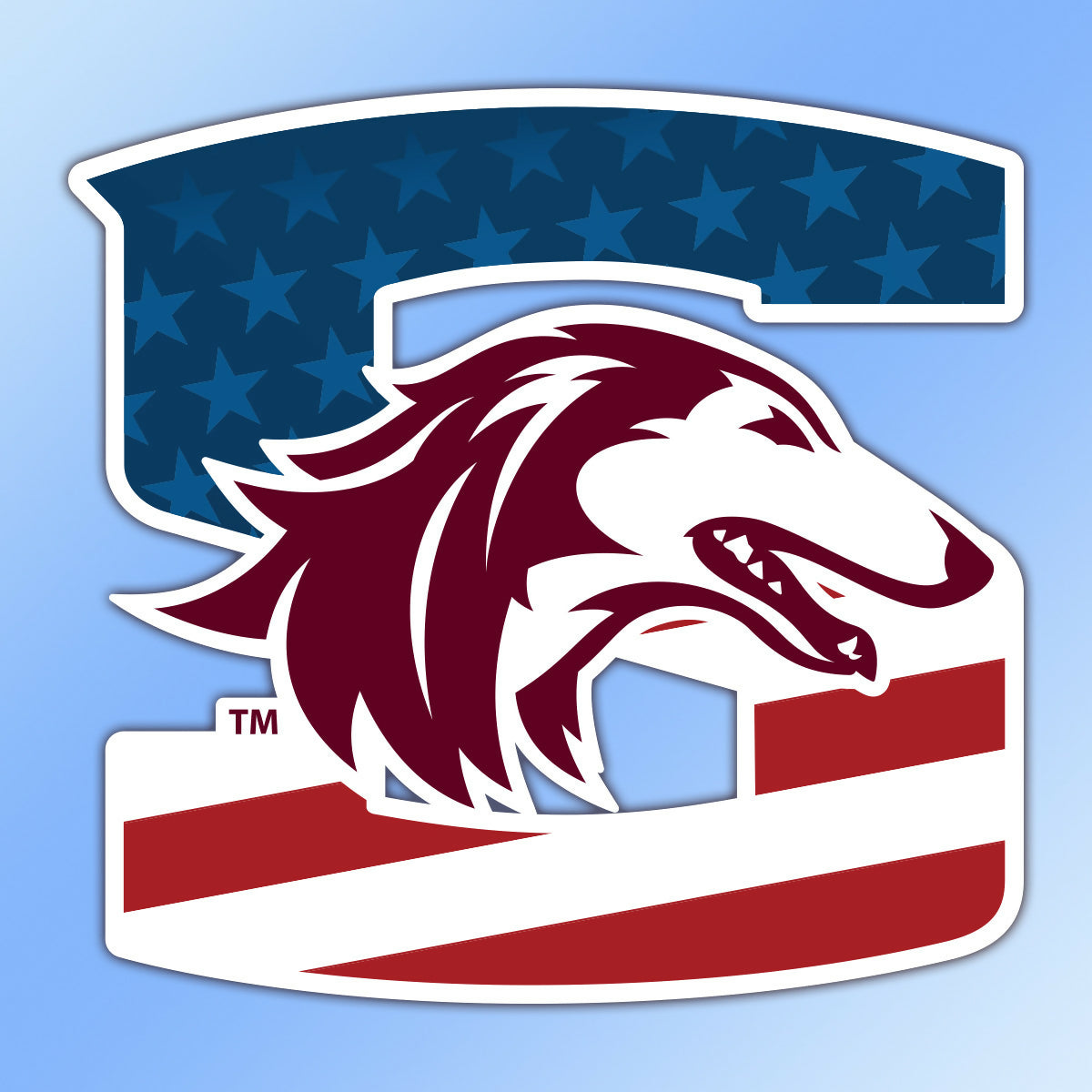 SIUC-USA Laminated Vinyl Decal - Large
