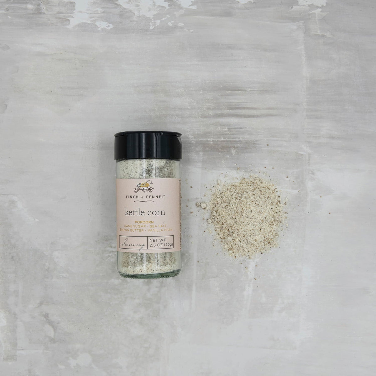 Finch &amp; Fennel Gift Finch &amp; Fennel  Kettle Corn Popcorn Seasoning 2.8 oz. Kettle Corn