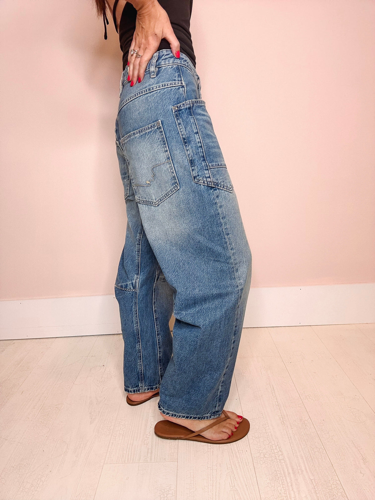 Free People pants Free People Minimalist Moxie Barrel Jeans