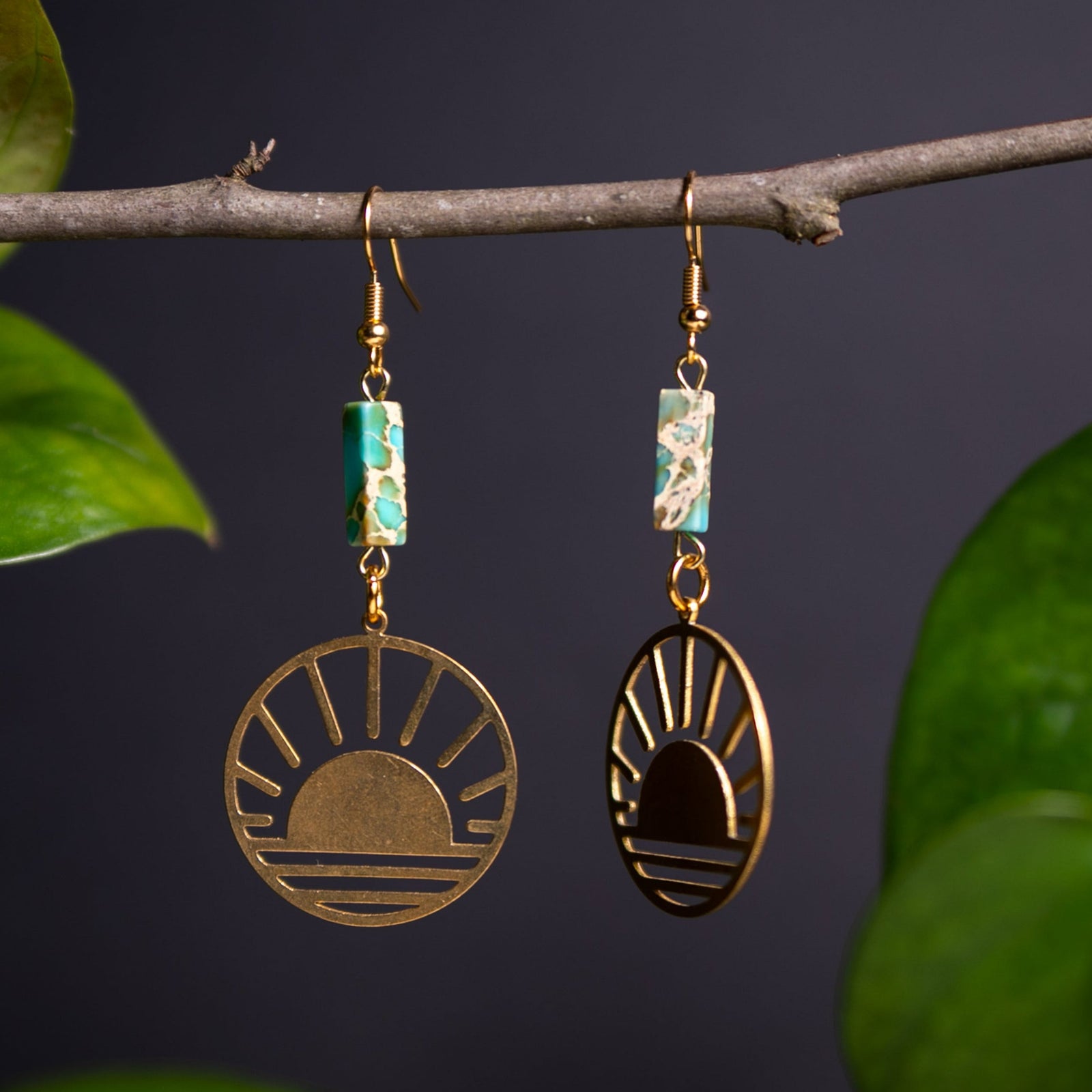 Rising Sun with Sea Sediment Jasper