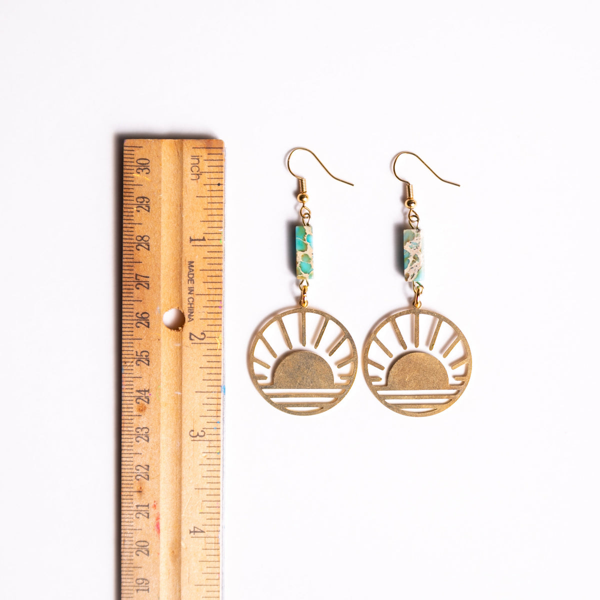 Rising Sun with Sea Sediment Jasper