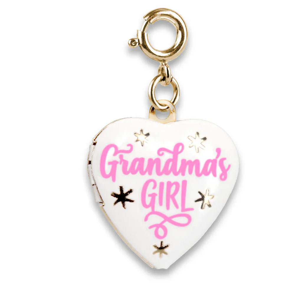 High Intencity Jewelry Gold Grandma's Girl Locket Charm Gold