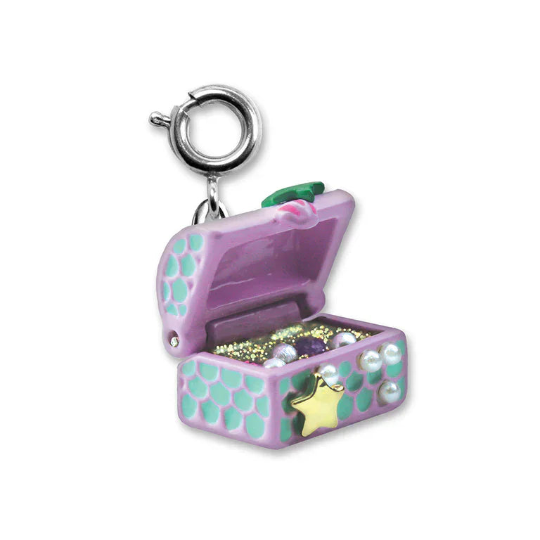 High Intencity Jewelry Mermaid Treasure Chest Charm Multicolor