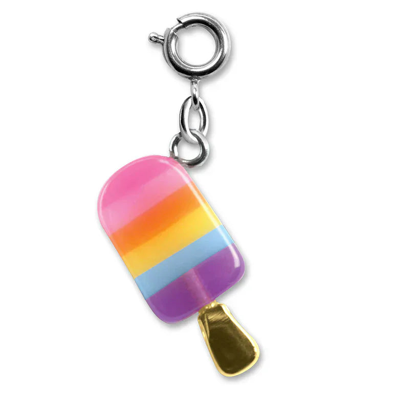 High Intencity Jewelry Rainbow Ice Pop Charm Striped