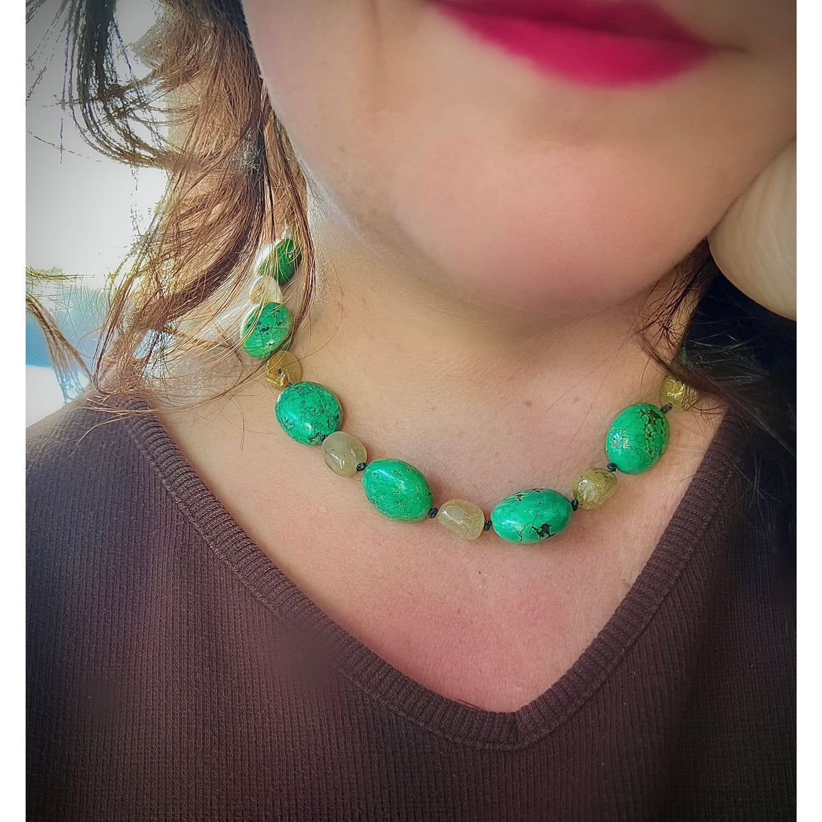 Turquoise Statement Necklace