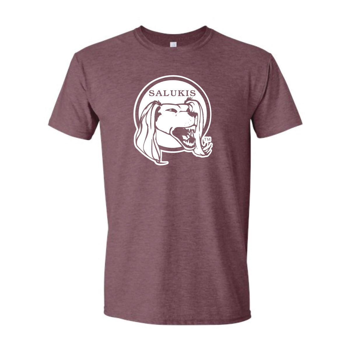 SIU Heather Maroon Soft Tee (71D) - Officially LIcensed College Vault