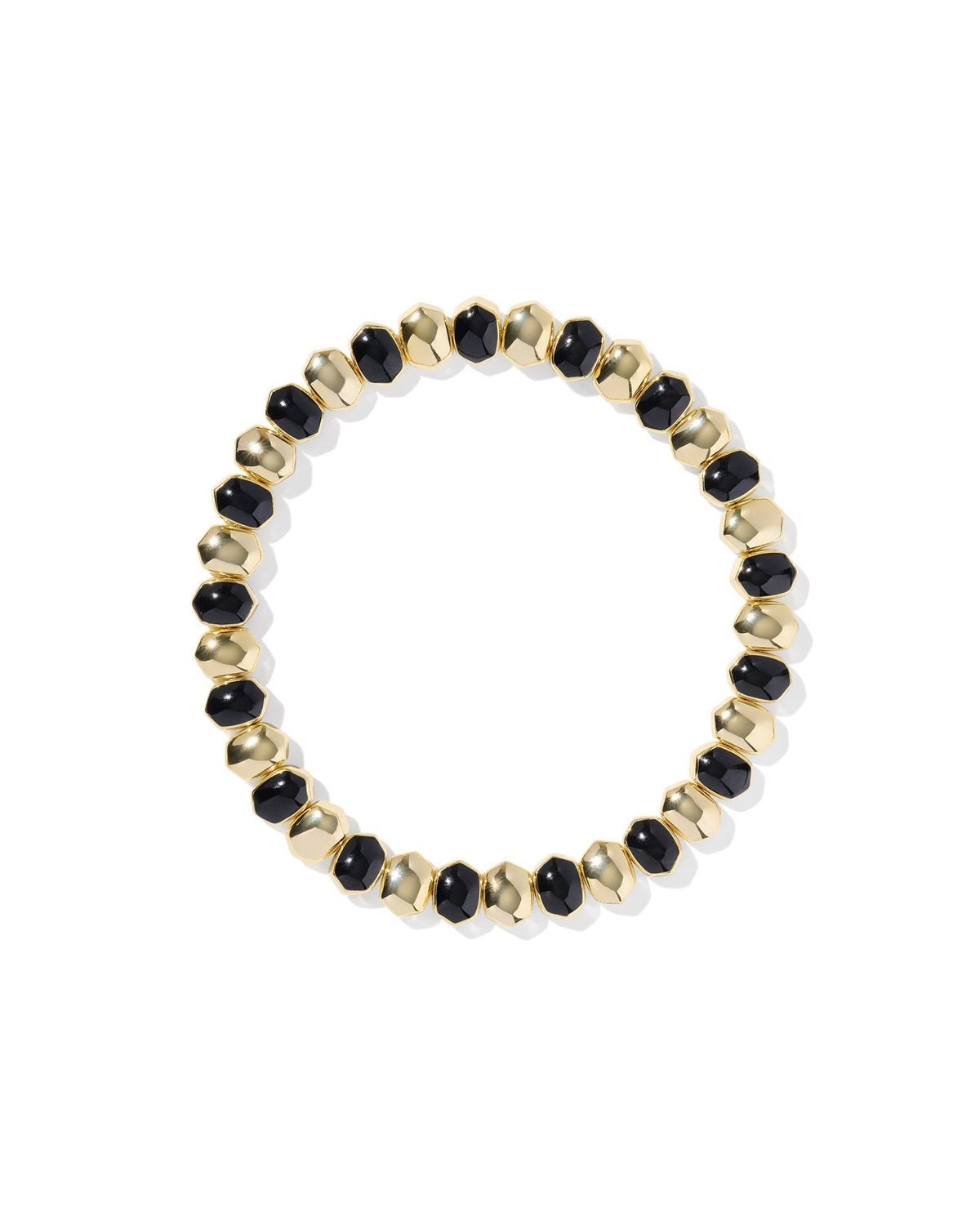 Kendra Scott Accessory Kendra Scott Daphne Enamel Gold Stretch Bracelet- Black Enamel Black