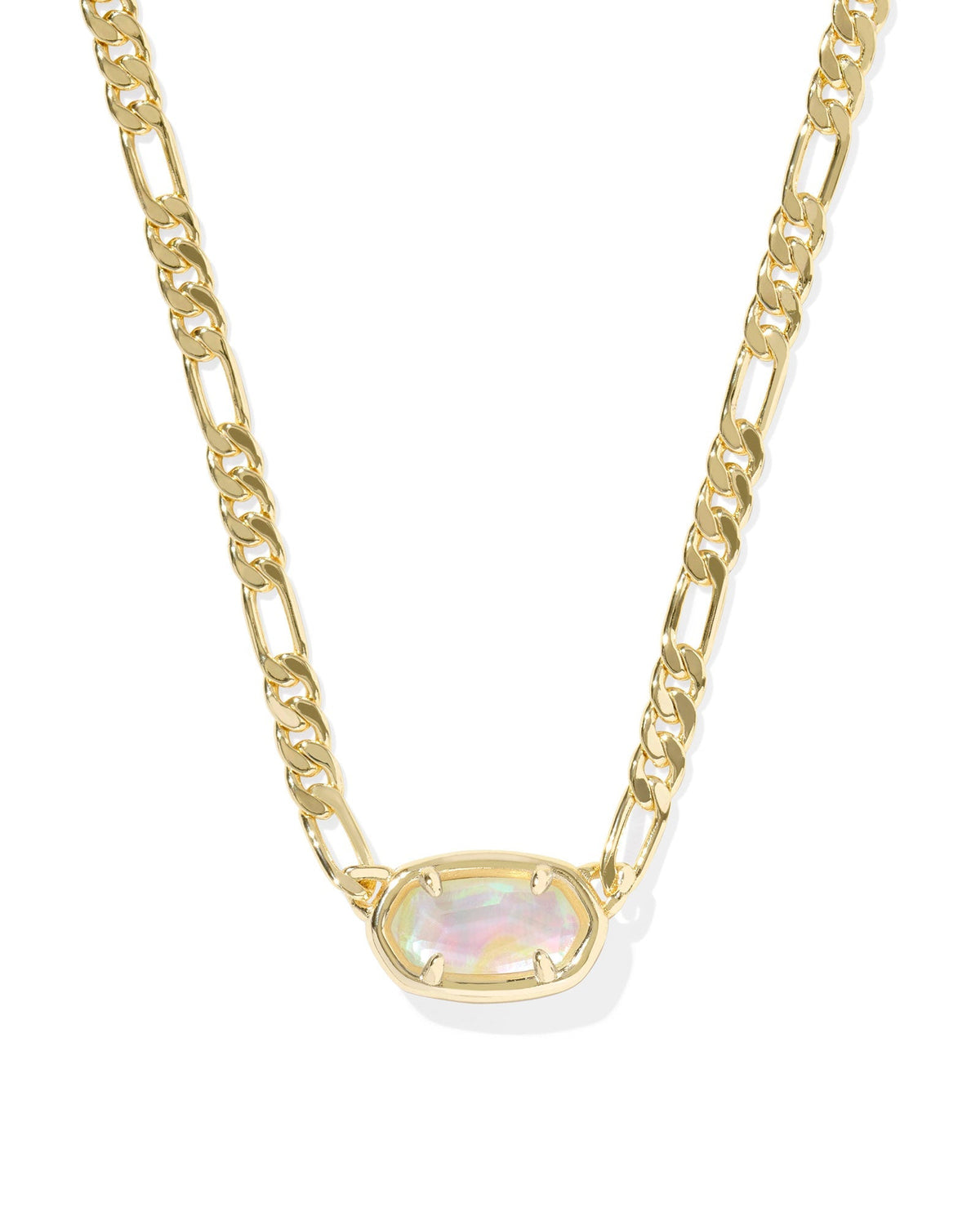 Kendra Scott Jewelry Kendra Scott Elisa Figaro Pendant Necklace-- Gold Iridescent Abalone