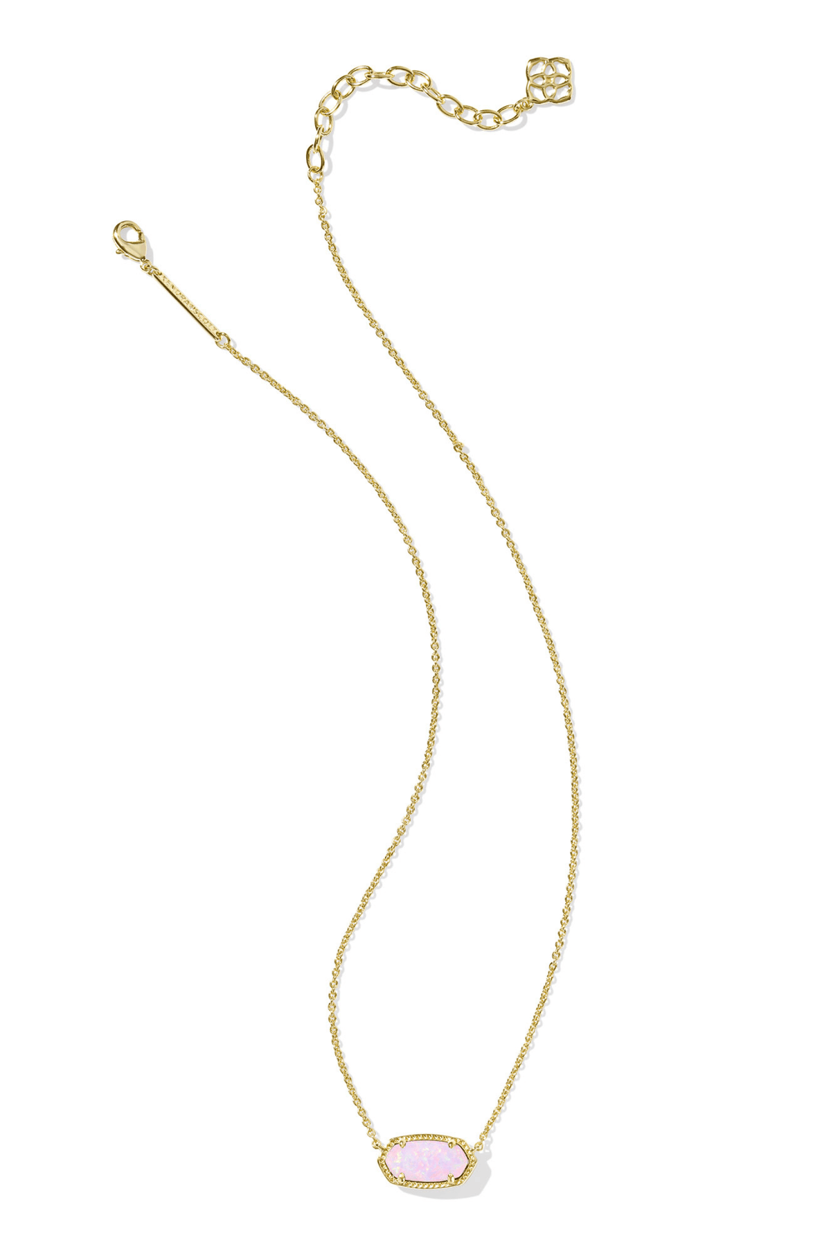 Kendra Scott Elisa Necklace-- Gold Blush Pink Opal