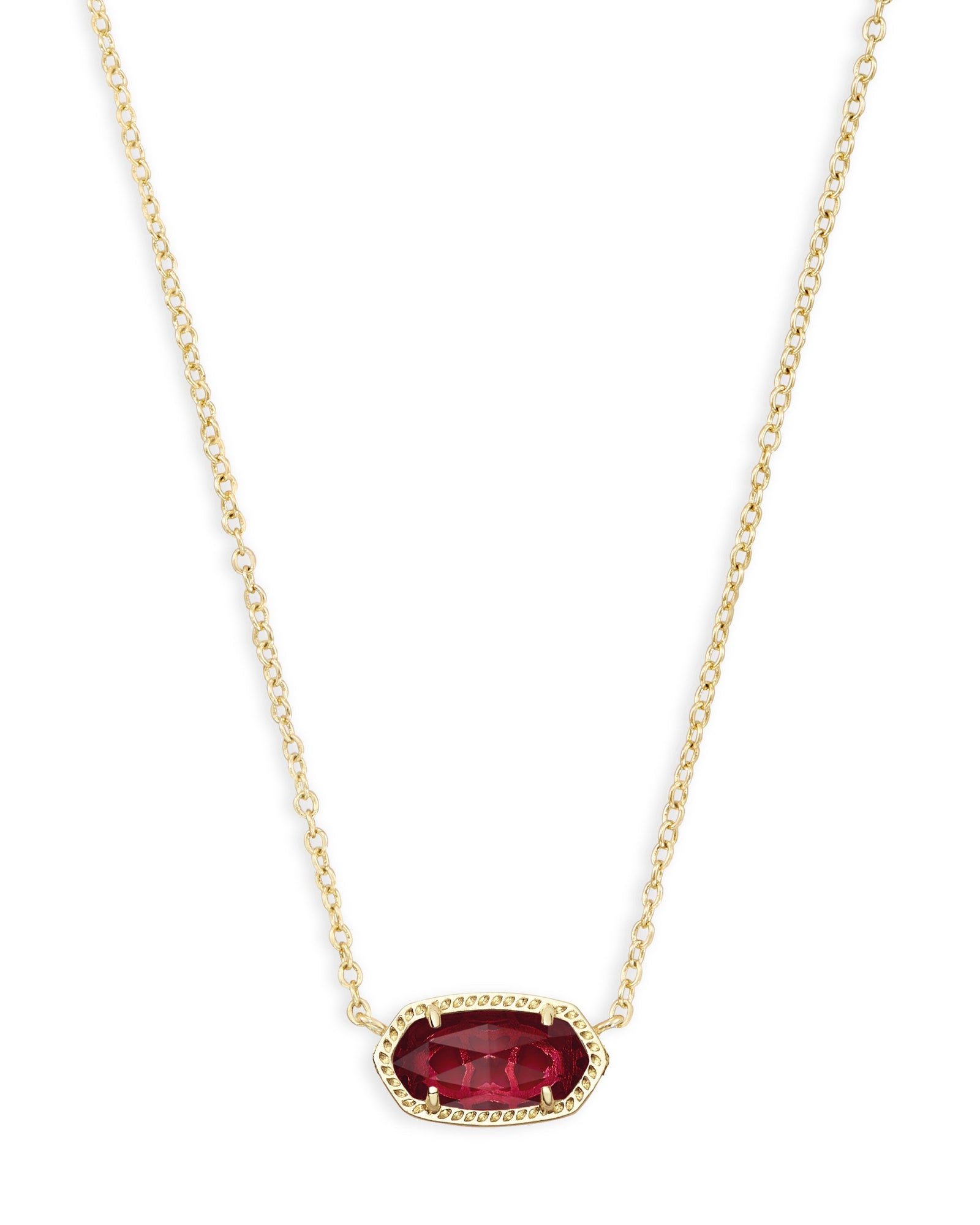 Kendra Scott Jewelry Kendra Scott Elisa Necklace-- Gold Clear Berry