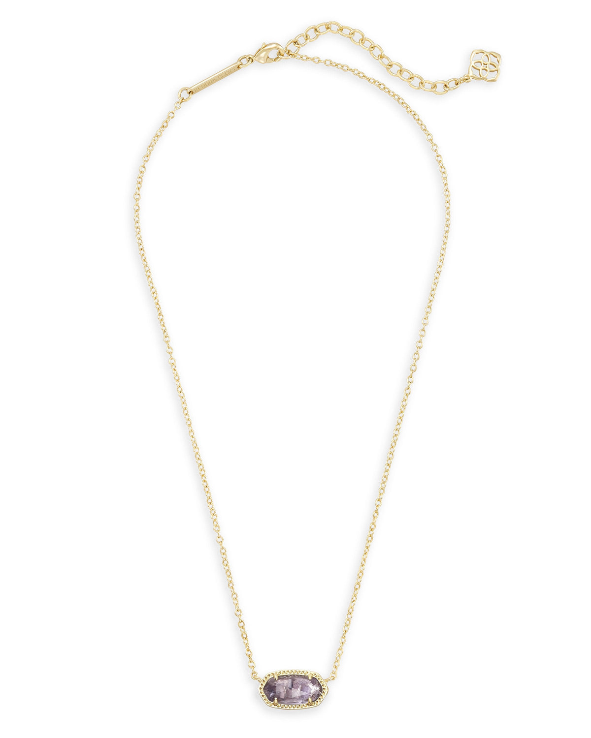 Kendra Scott Jewelry Kendra Scott Elisa Necklace-- Gold Purple Amethyst
