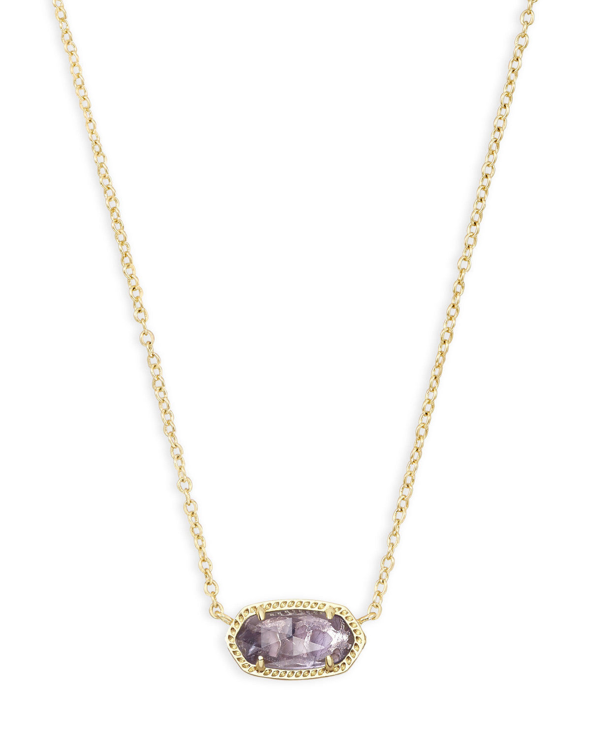 Kendra Scott Jewelry Kendra Scott Elisa Necklace-- Gold Purple Amethyst