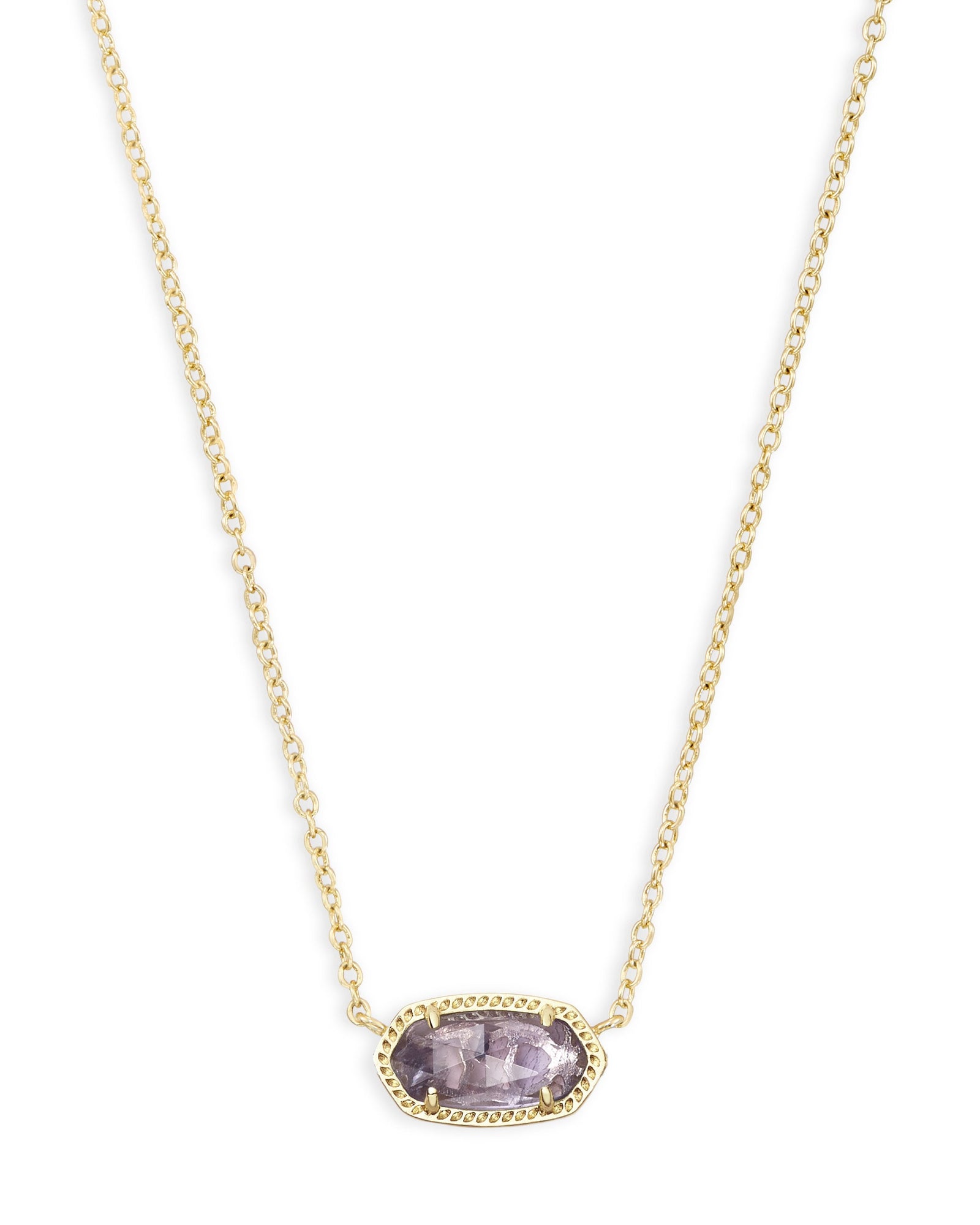 Kendra Scott Jewelry Kendra Scott Elisa Necklace-- Gold Purple Amethyst