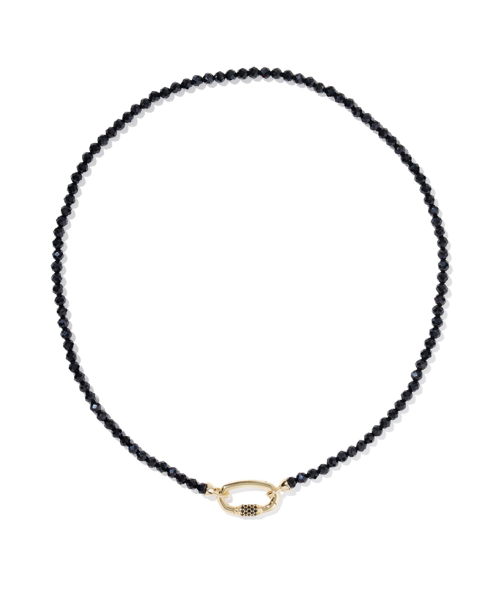 Kendra Scott Accessory Kendra Scott Emery Beaded Strand Necklace- Gold Black Agate Black
