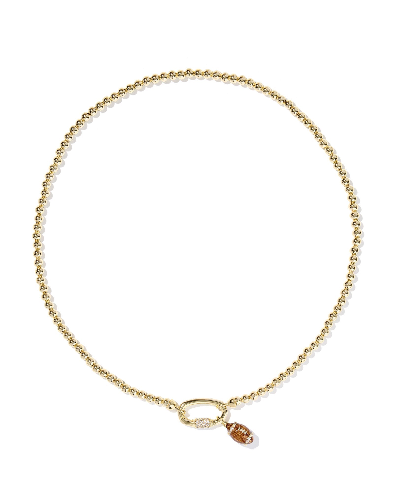Kendra Scott Jewelry Kendra Scott Football Metal Strand Necklace -Gold Gold