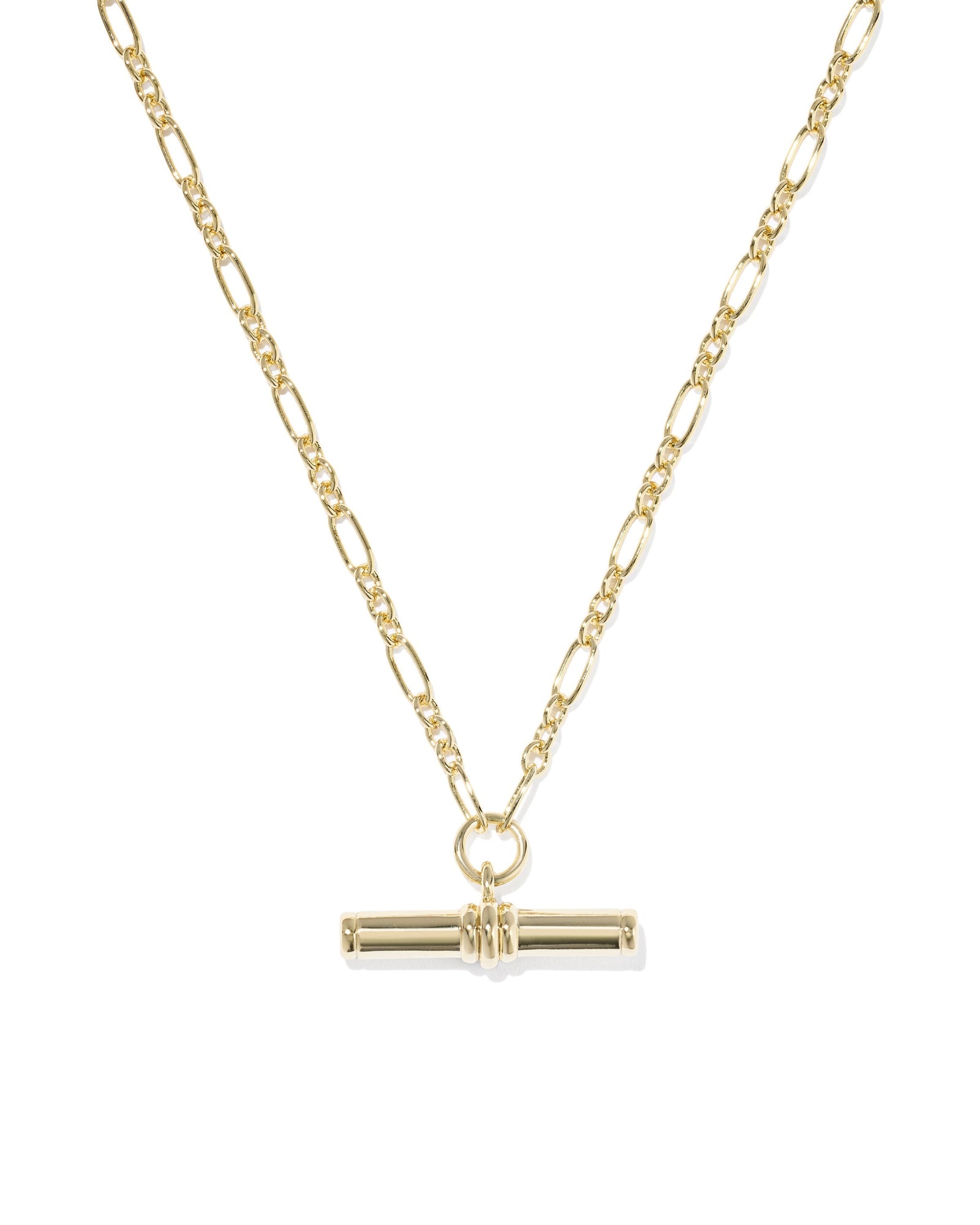 Kendra Scott Jewelry Kendra Scott Metal T Bar Short Pendant Necklace-- Gold