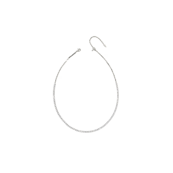Kendra Scott Jewelry Kendra Scott Renee Tennis Necklace -Rhod Rhodium