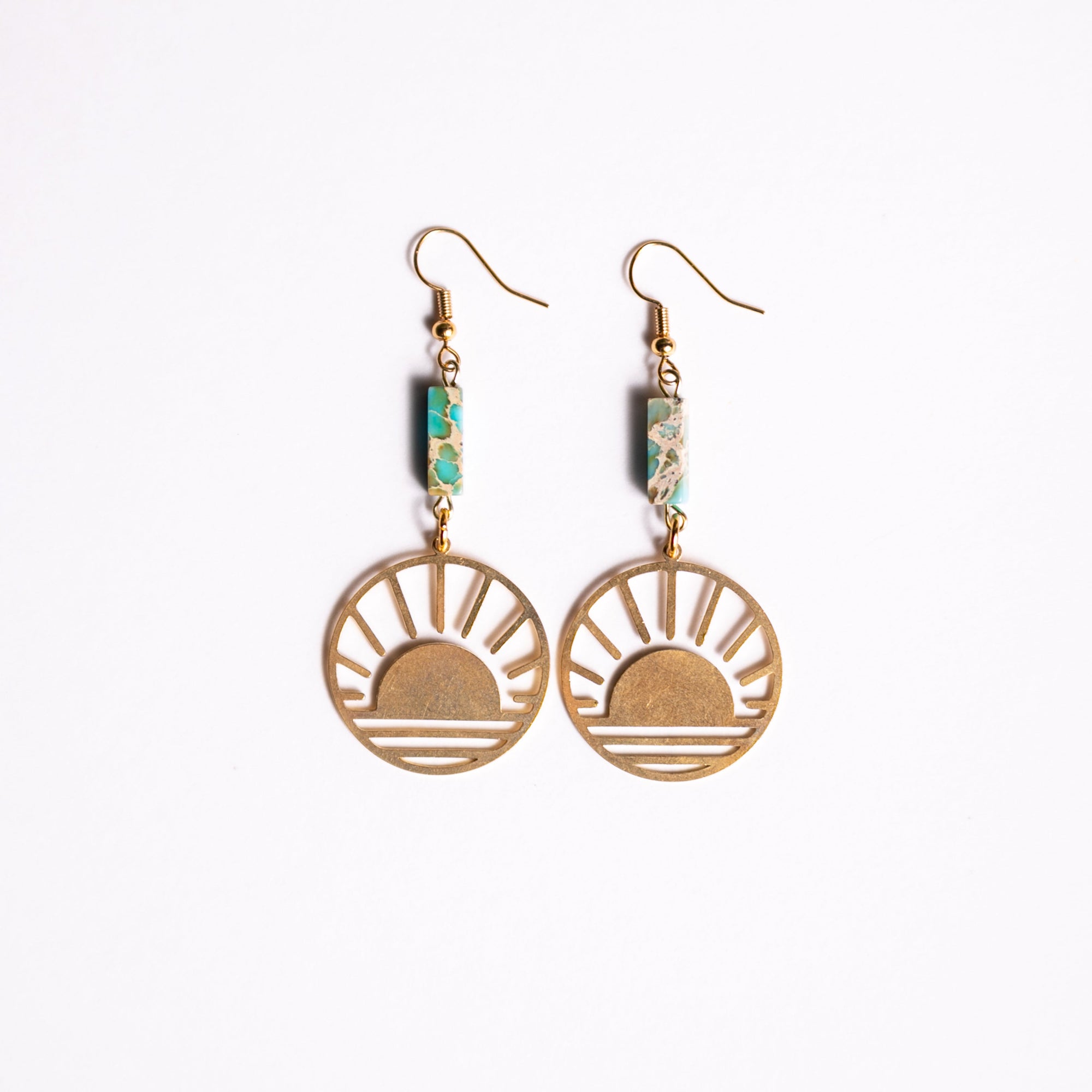 Rising Sun with Sea Sediment Jasper