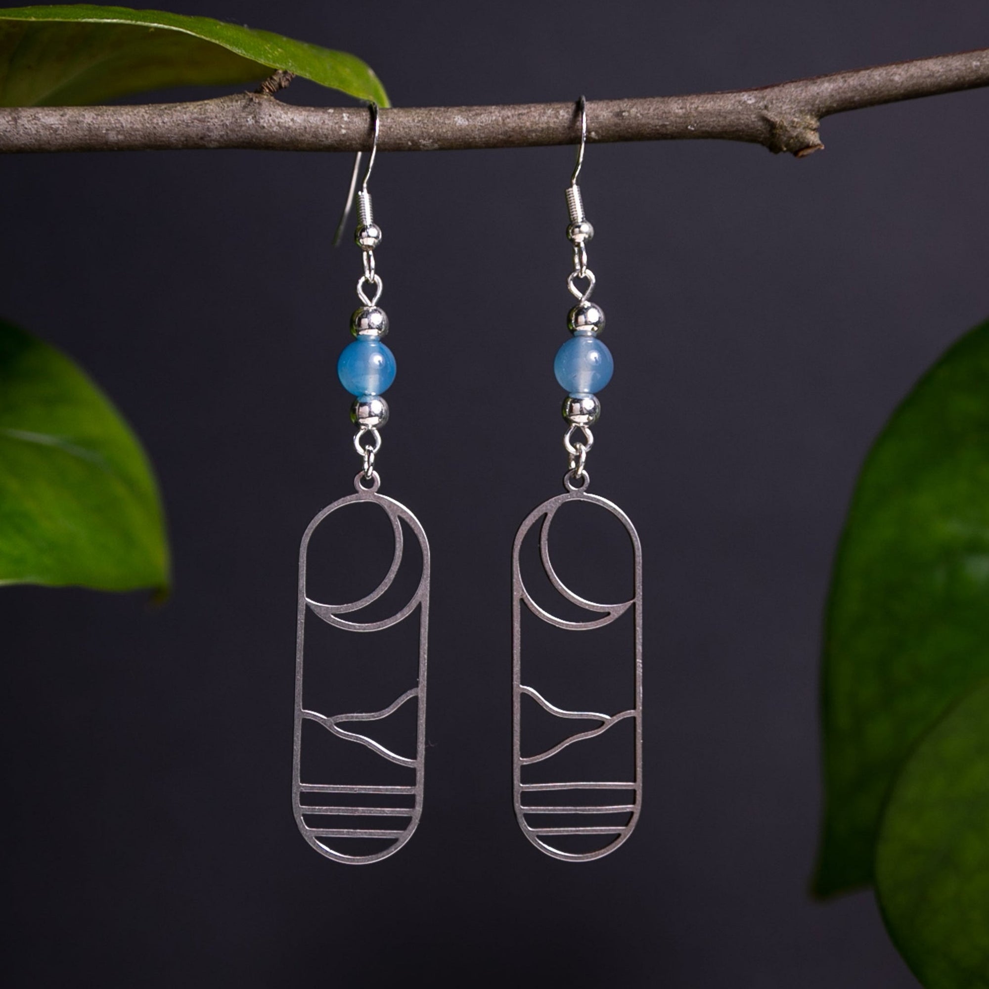 Sea Side Moon Rise Earrings