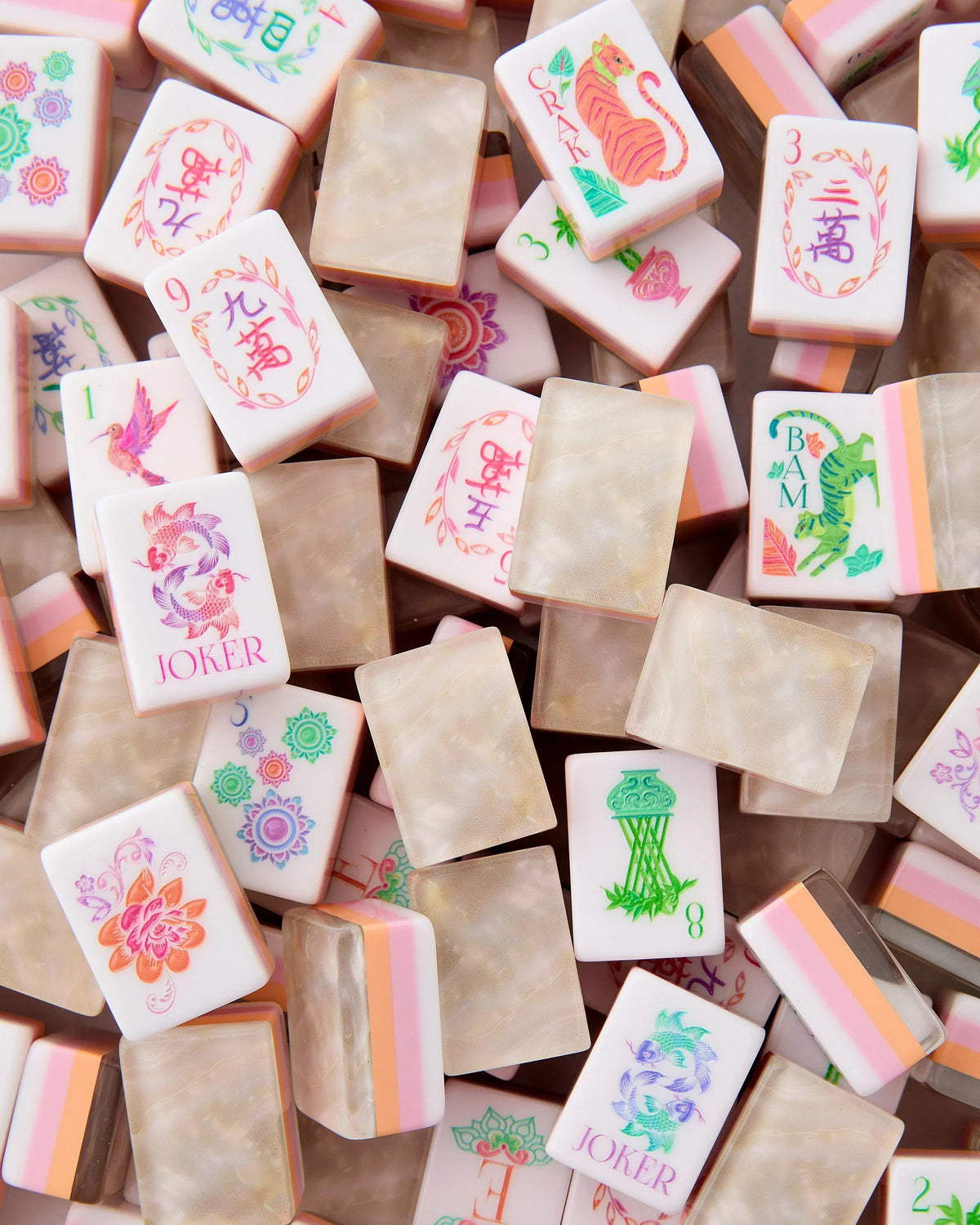 Oh My Mahjong Gifts Oh My Mahjong - Pearlescent Mahjong Tiles Pearlescent