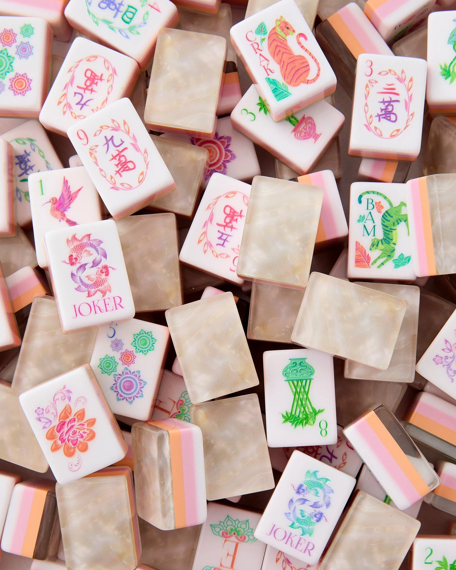 Oh My Mahjong Gifts Oh My Mahjong - Pearlescent Mahjong Tiles Pearlescent
