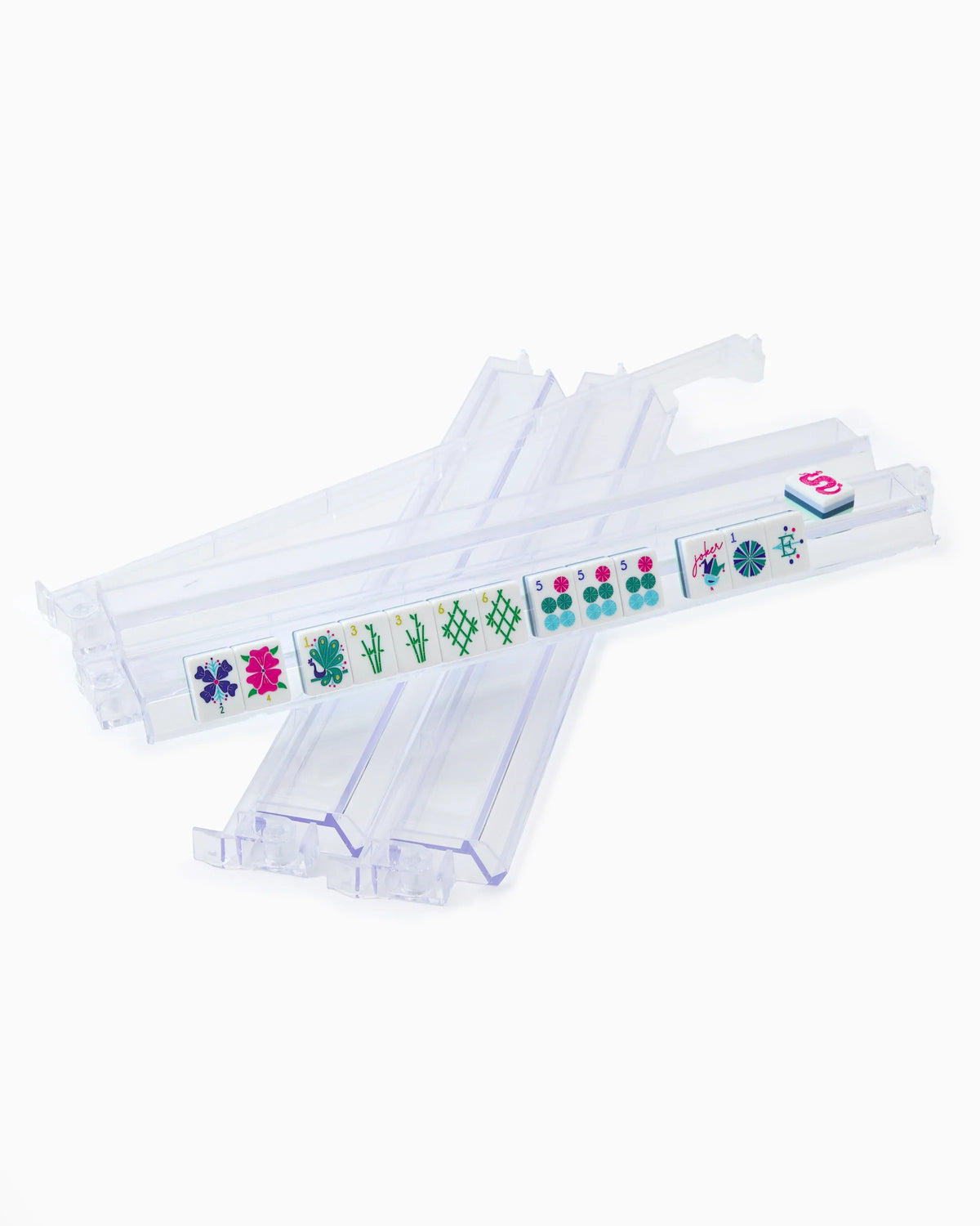 Oh My Mahjong Gifts Oh My Mahjong- Rack And Pusher Set Clear