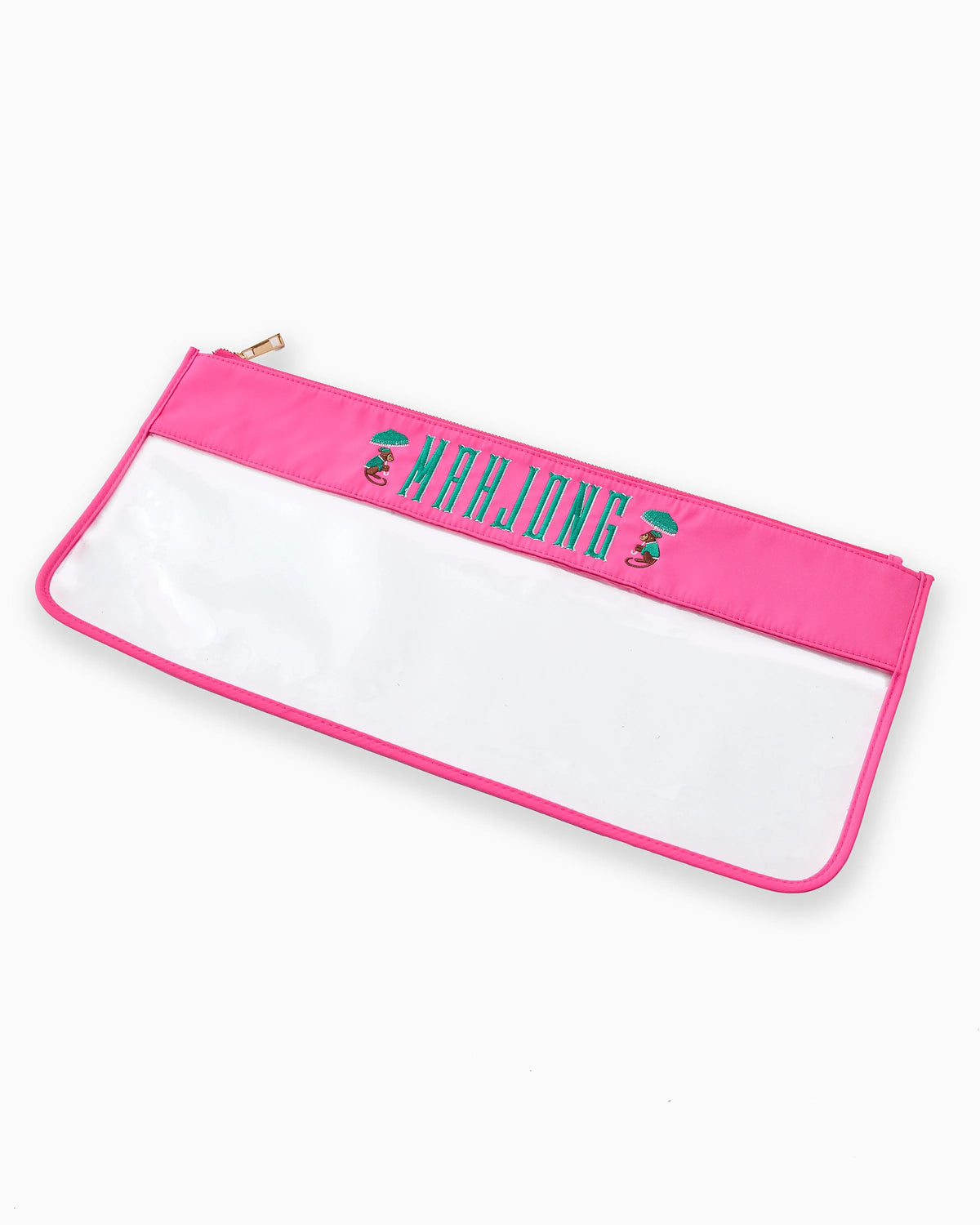 Oh My Mahjong Gift Pink Monkey Mahjong Bag Pink