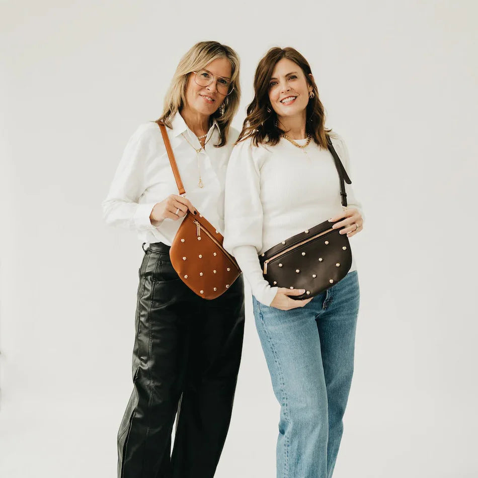 Pretty Simple Accessory Pretty Simple Chic Gold Studded Westlyn Bum Bag